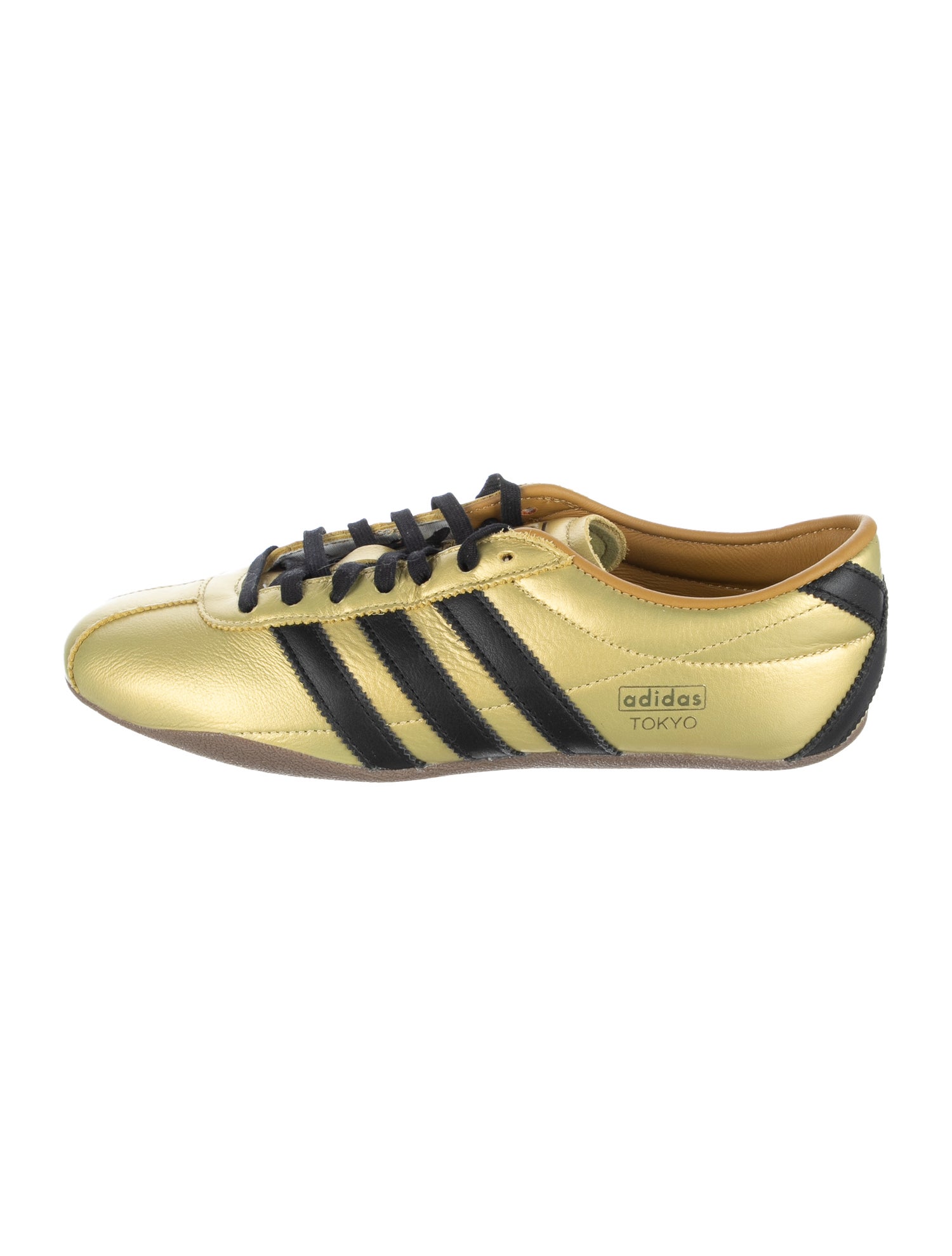 Adidas Leather Colorblock Pattern Sneakers