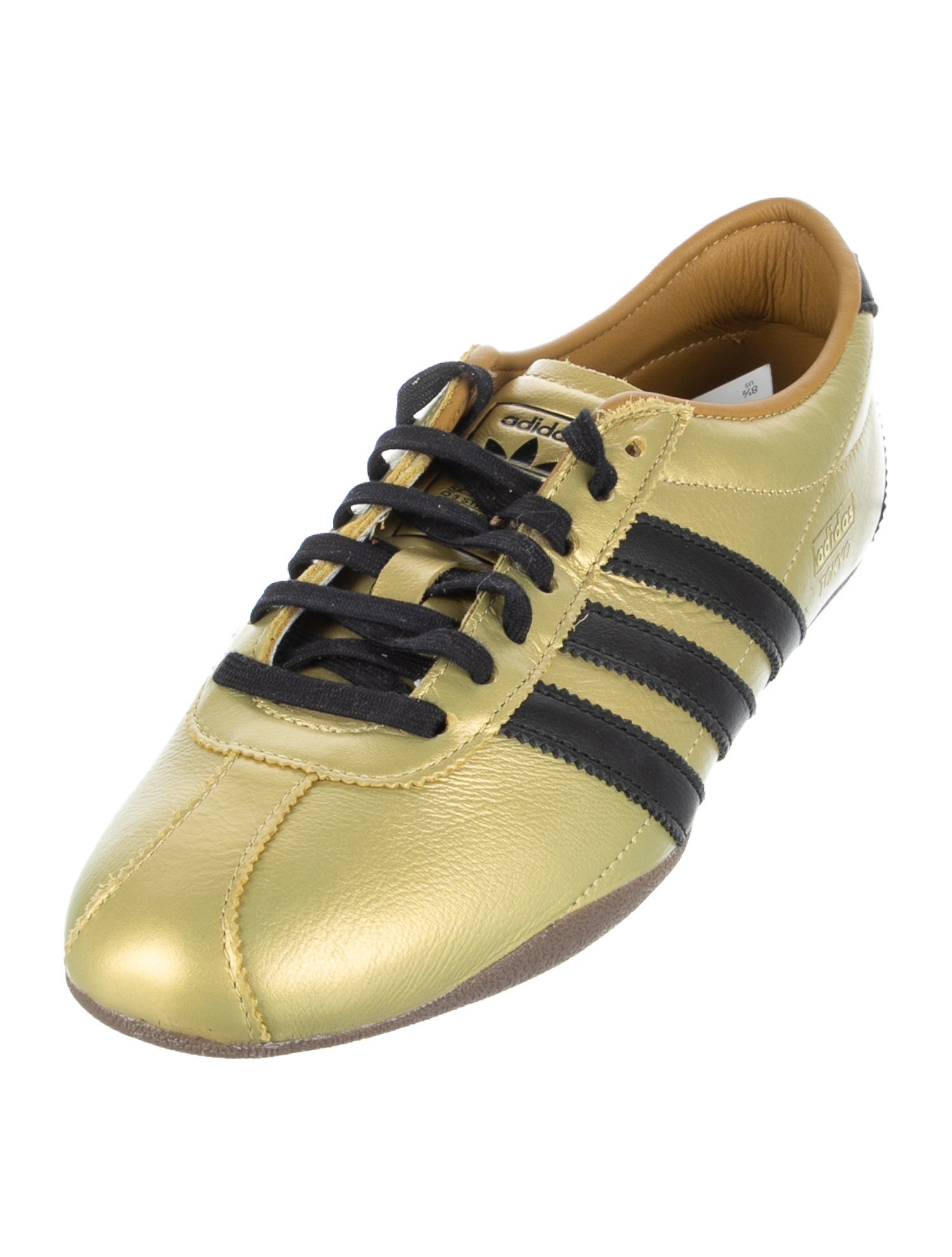 Adidas Leather Colorblock Pattern Sneakers