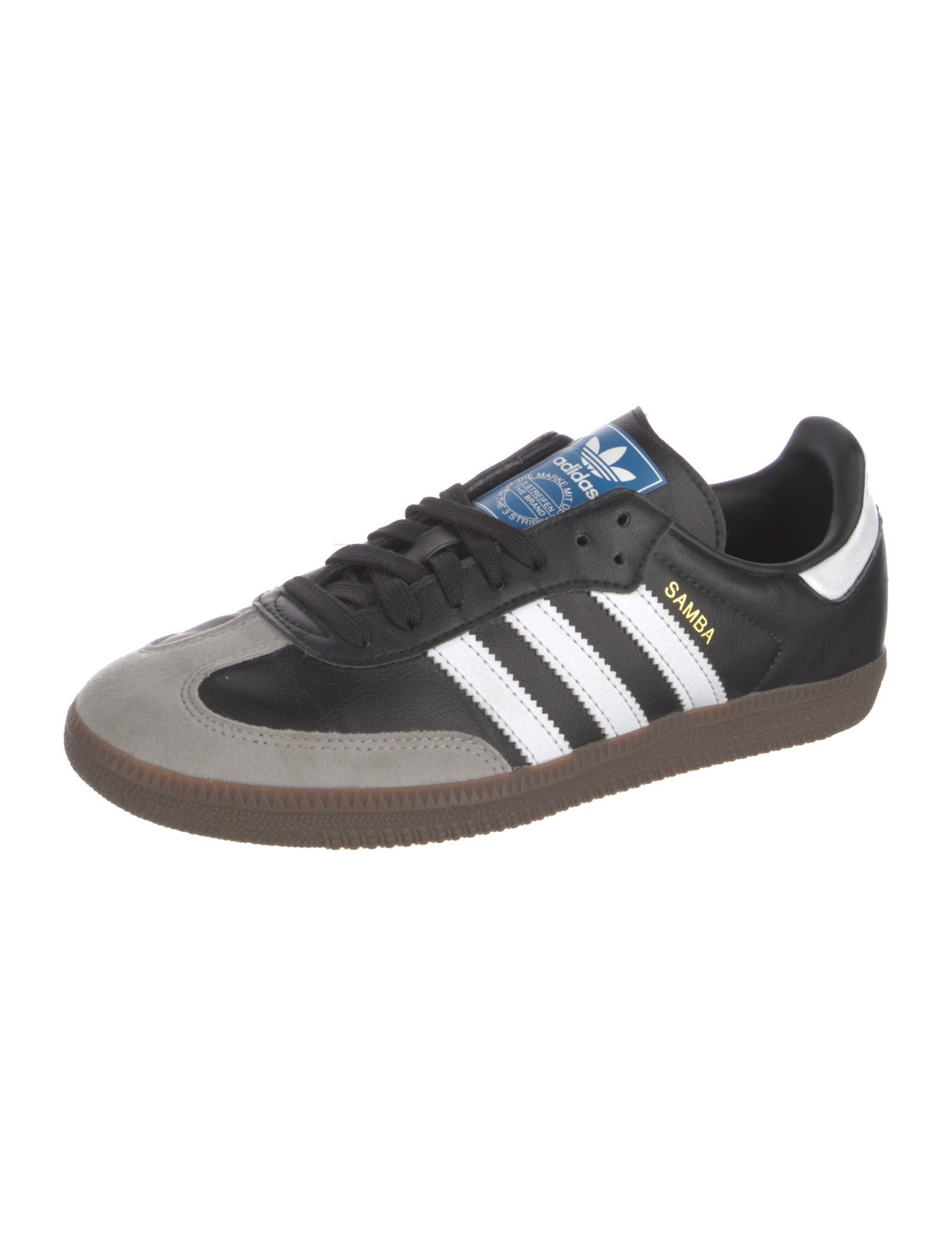 Adidas Leather Colorblock Pattern Sneakers