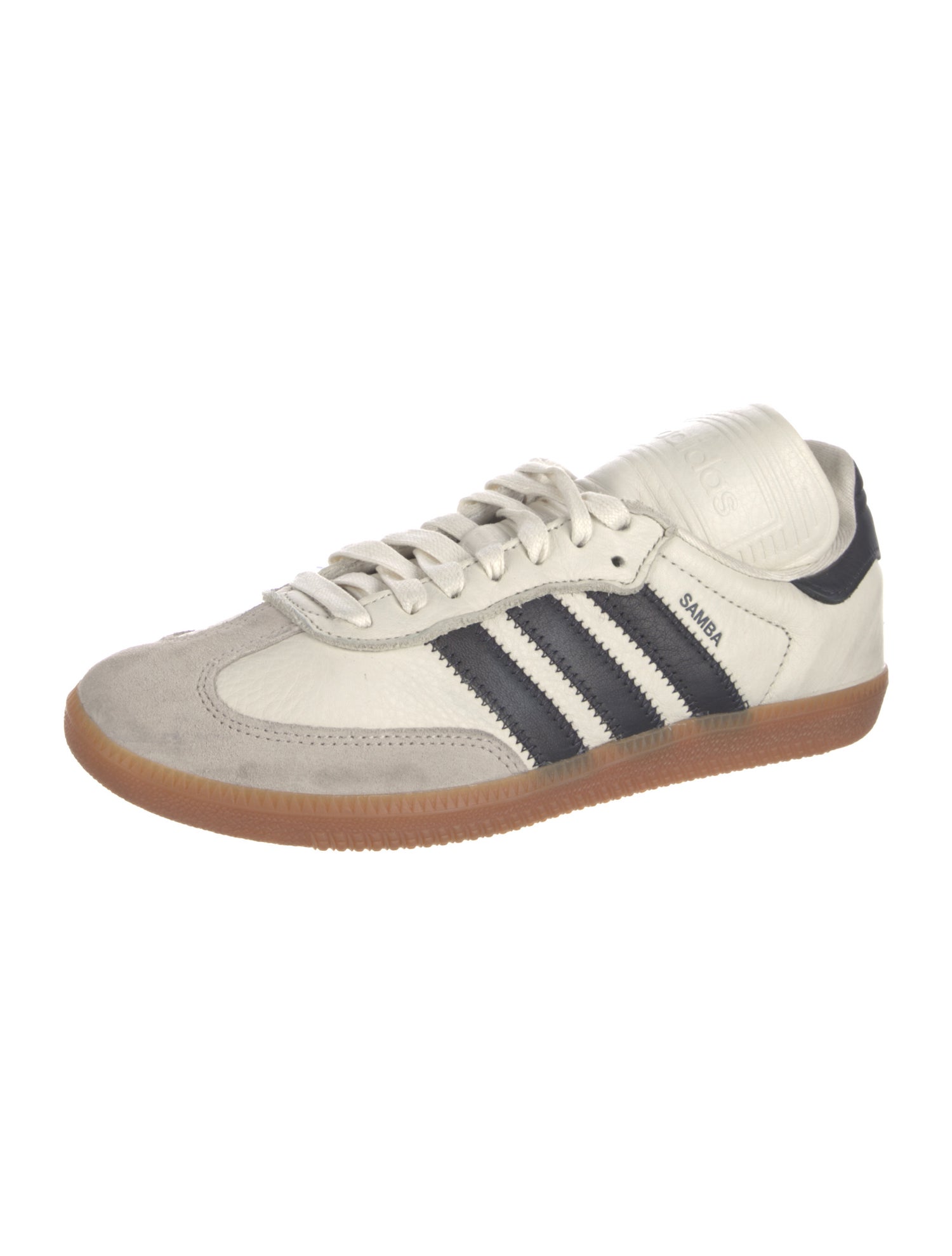 Adidas Leather Colorblock Pattern Sneakers