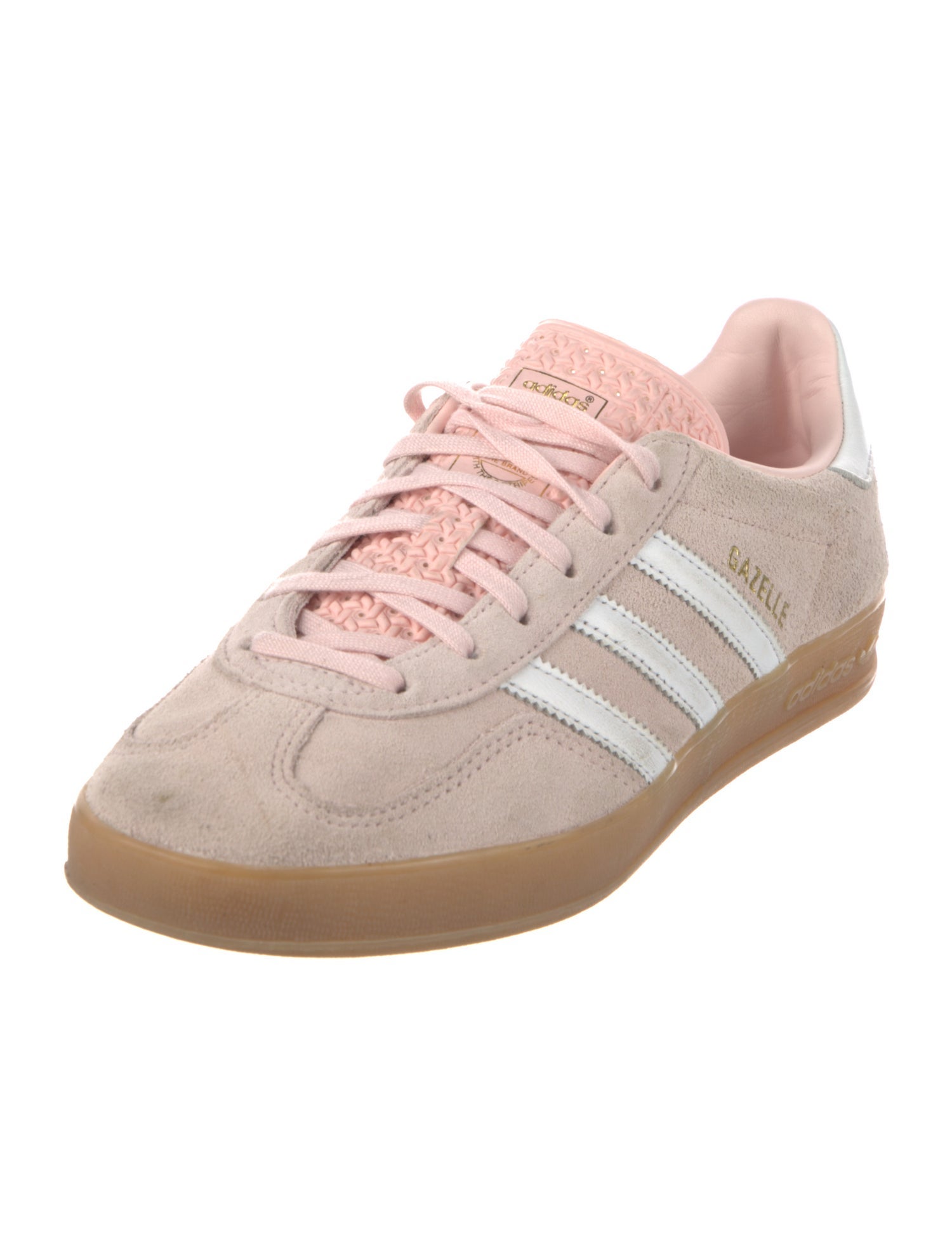 Adidas Suede Leather Trim Embellishment Sneakers