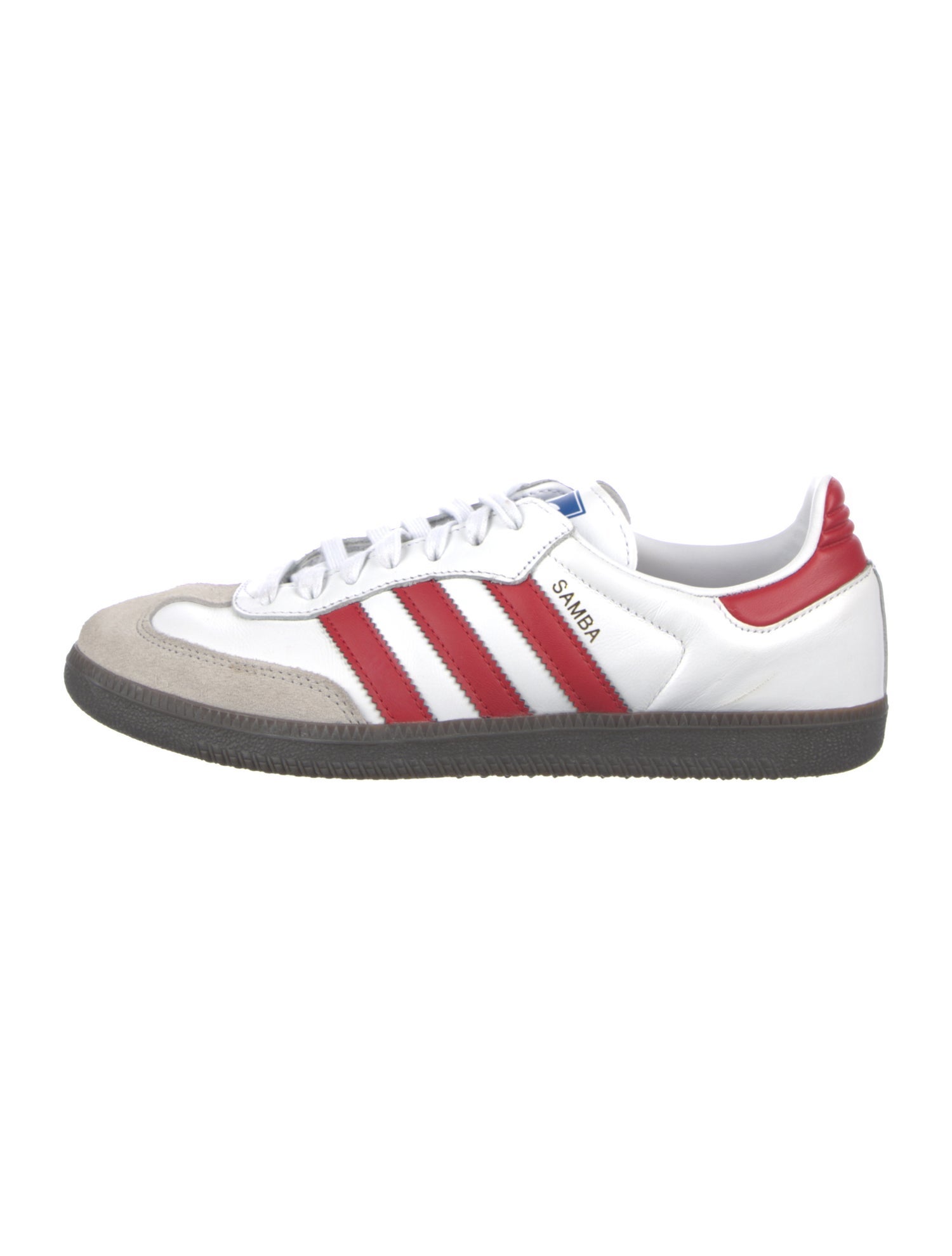 Adidas Leather Colorblock Pattern Sneakers