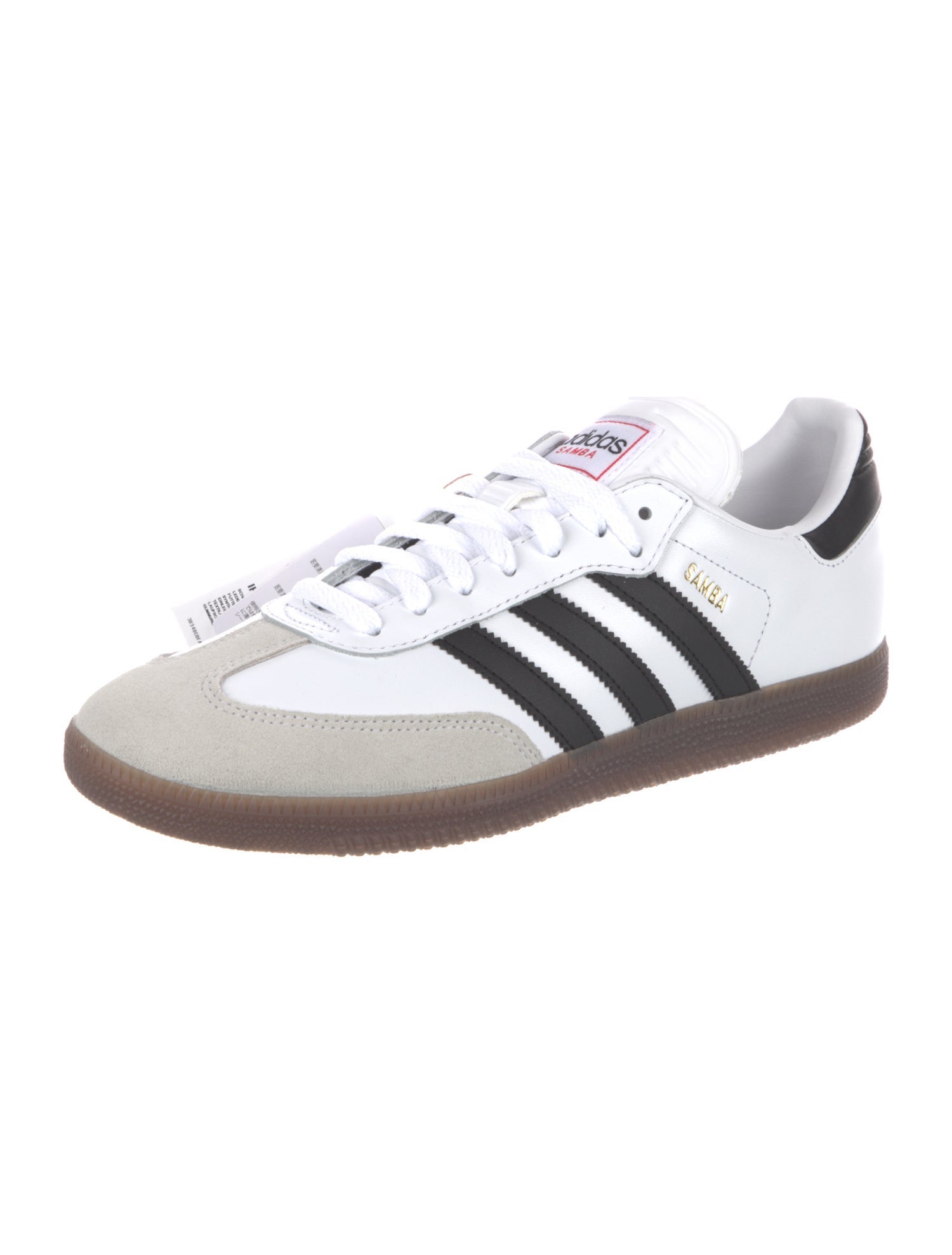 Adidas Leather Colorblock Pattern Sneakers