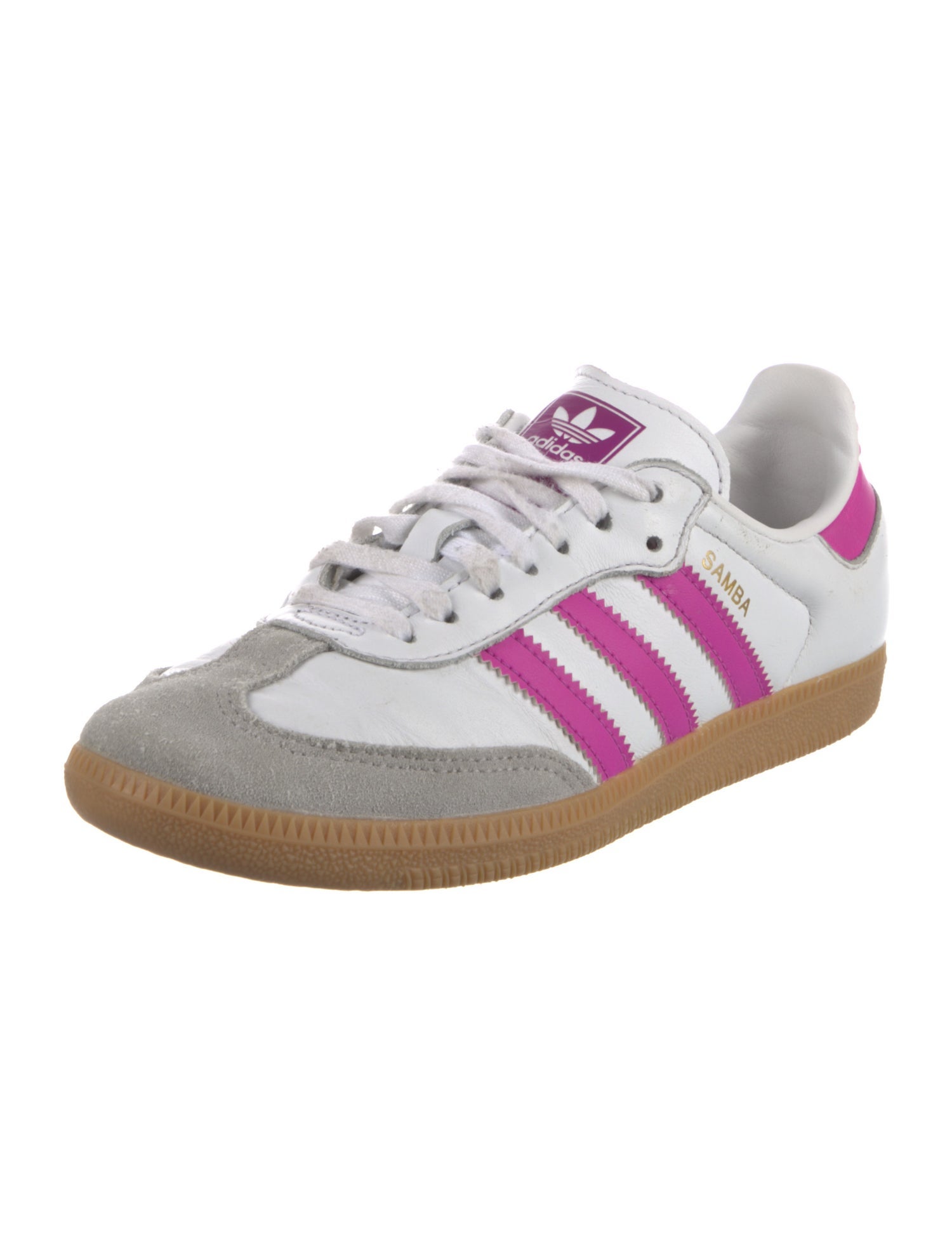 Adidas Leather Printed Sneakers