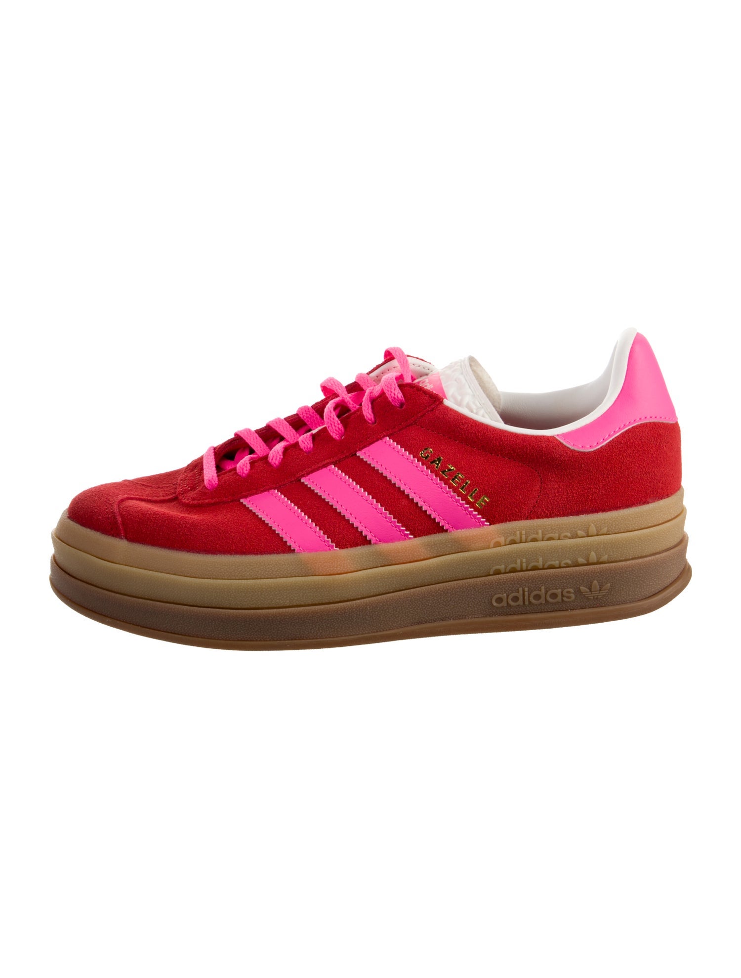Adidas Suede Leather Trim Embellishment Athletic Sneakers
