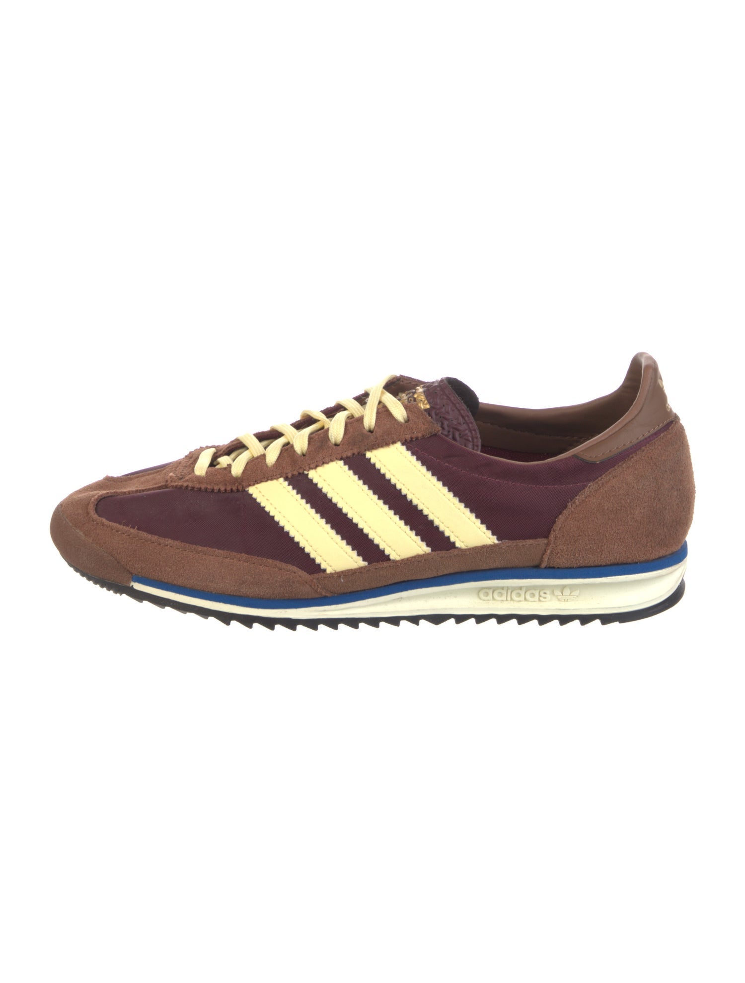 Adidas Suede Colorblock Pattern Athletic Sneakers