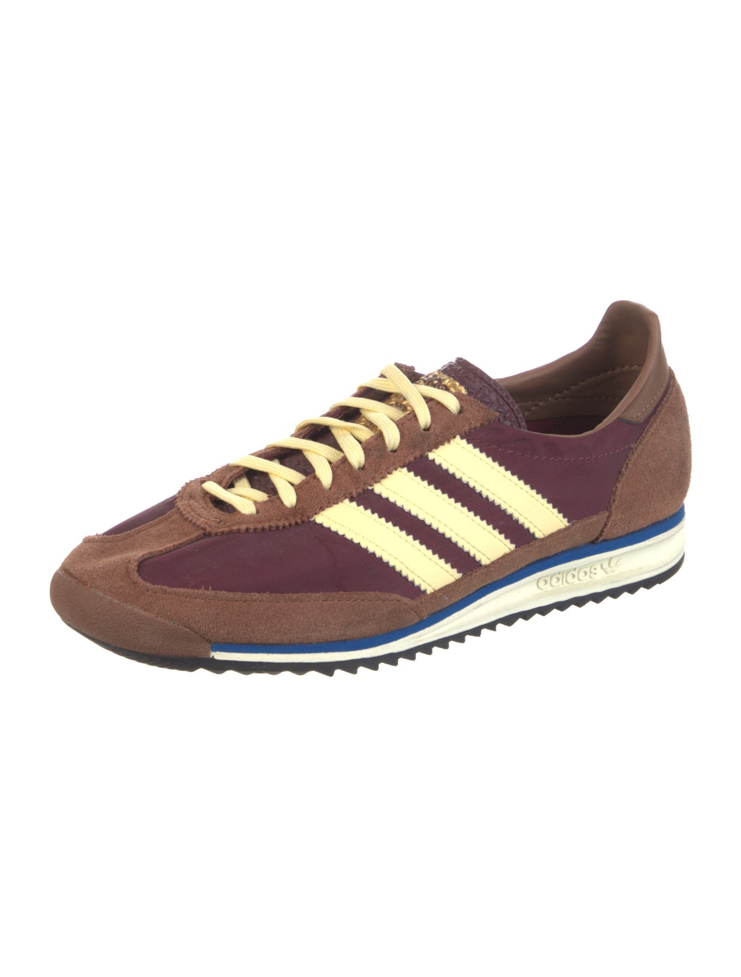 Adidas Suede Colorblock Pattern Athletic Sneakers