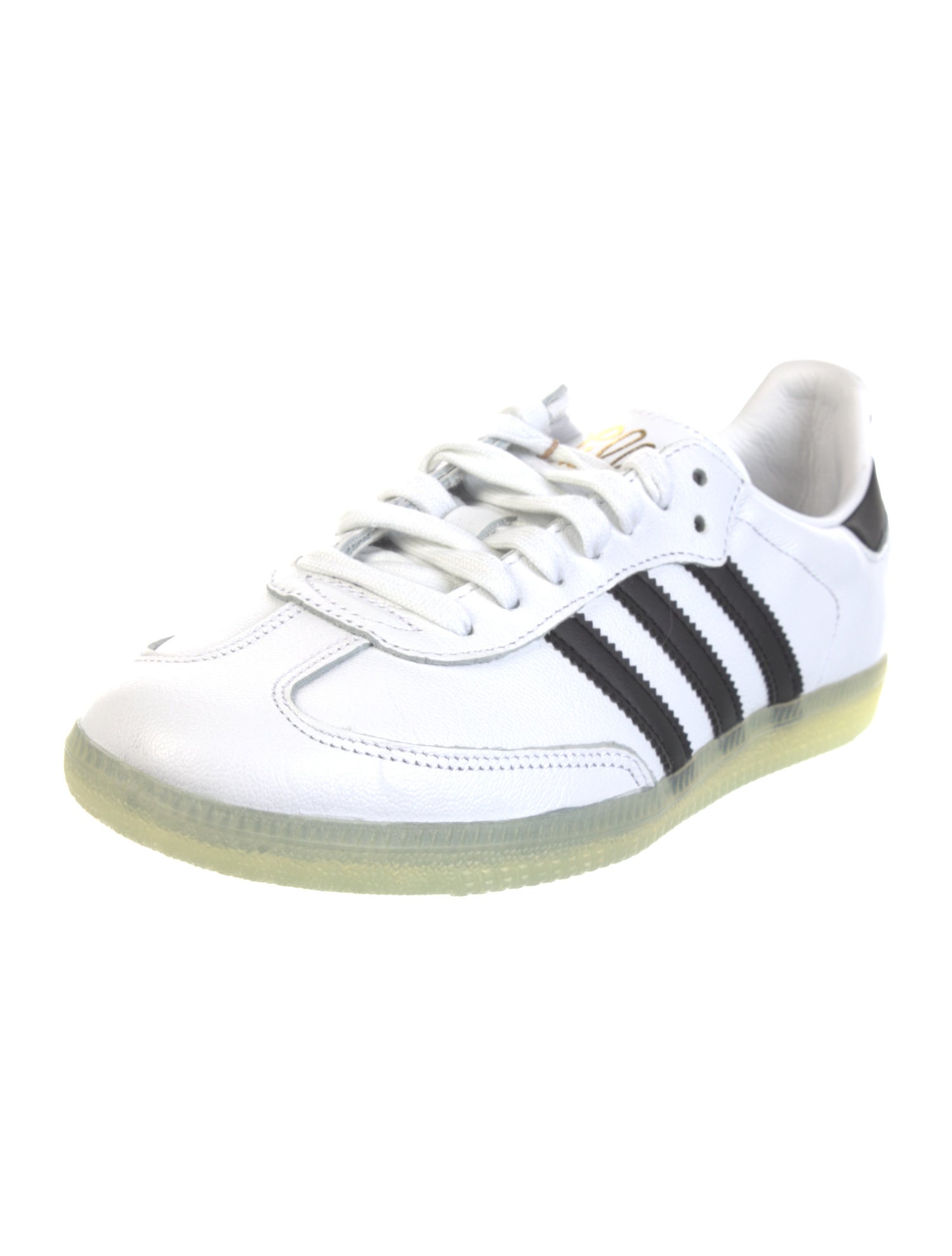 Adidas Leather Colorblock Pattern Sneakers