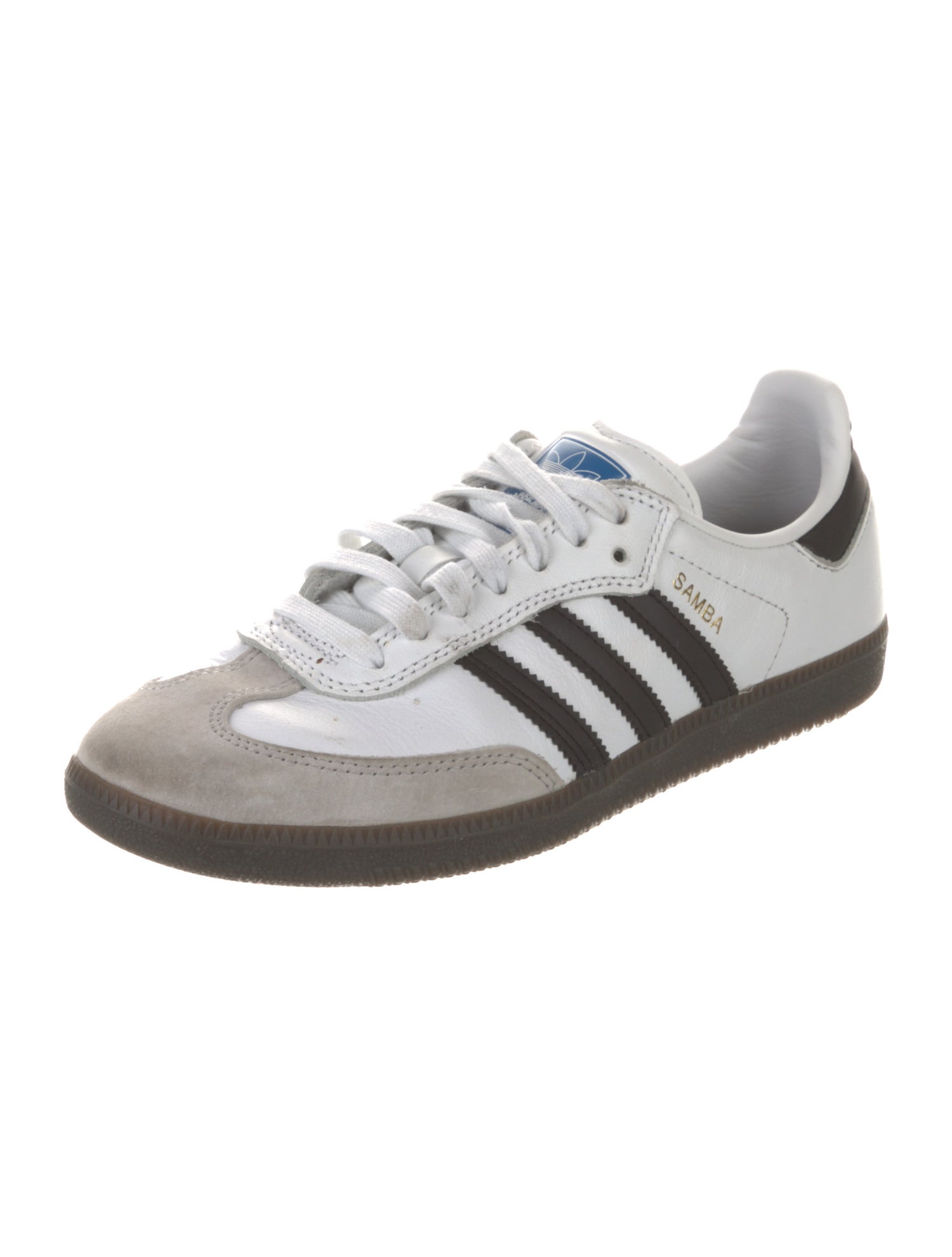 Adidas Signature Logo Leather Sneakers
