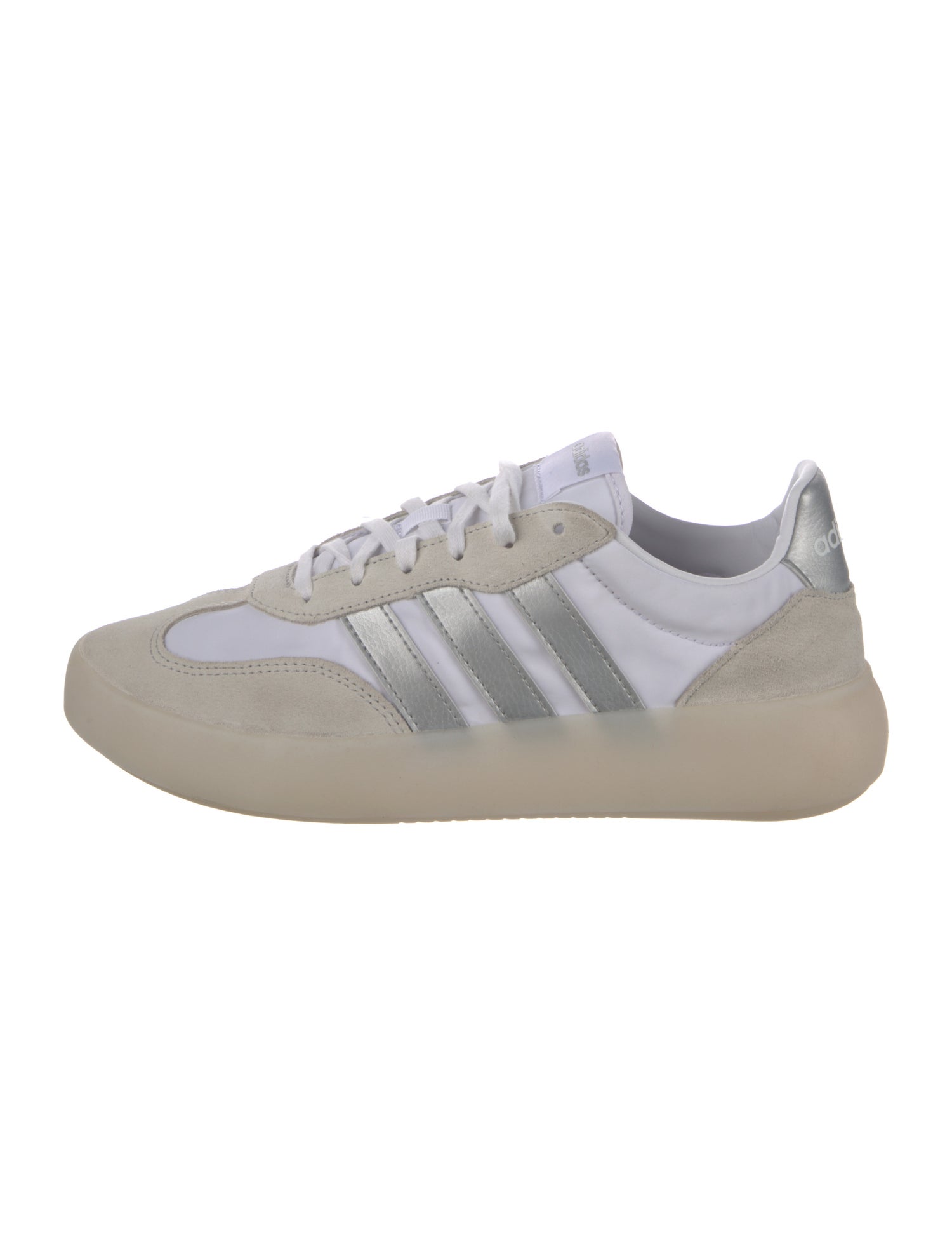 Adidas Leather Colorblock Pattern Athletic Sneakers