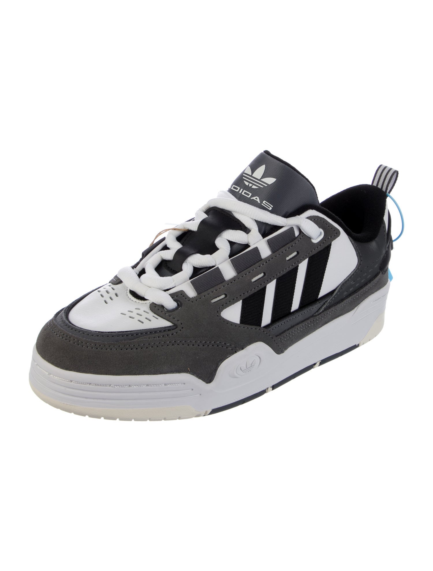 Adidas Leather Colorblock Pattern Sneakers