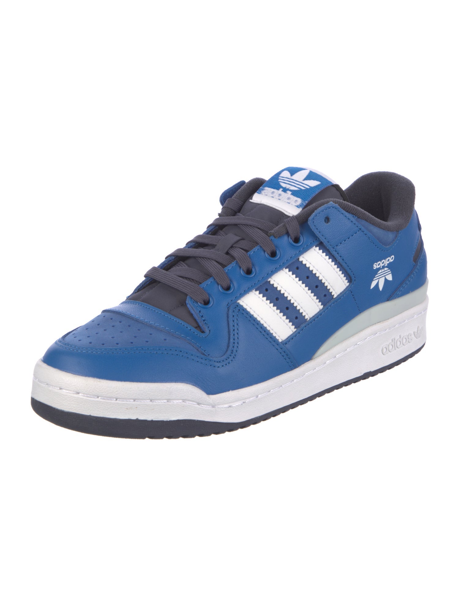 Adidas Leather Printed Athletic Sneakers