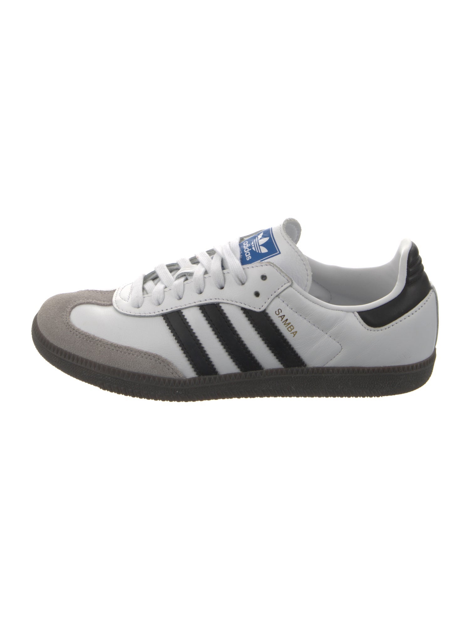 Adidas Signature Logo Leather Athletic Sneakers