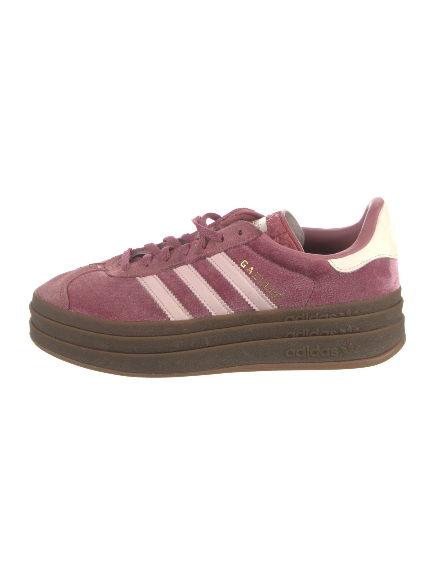 Adidas Suede Leather Trim Embellishment Sneakers