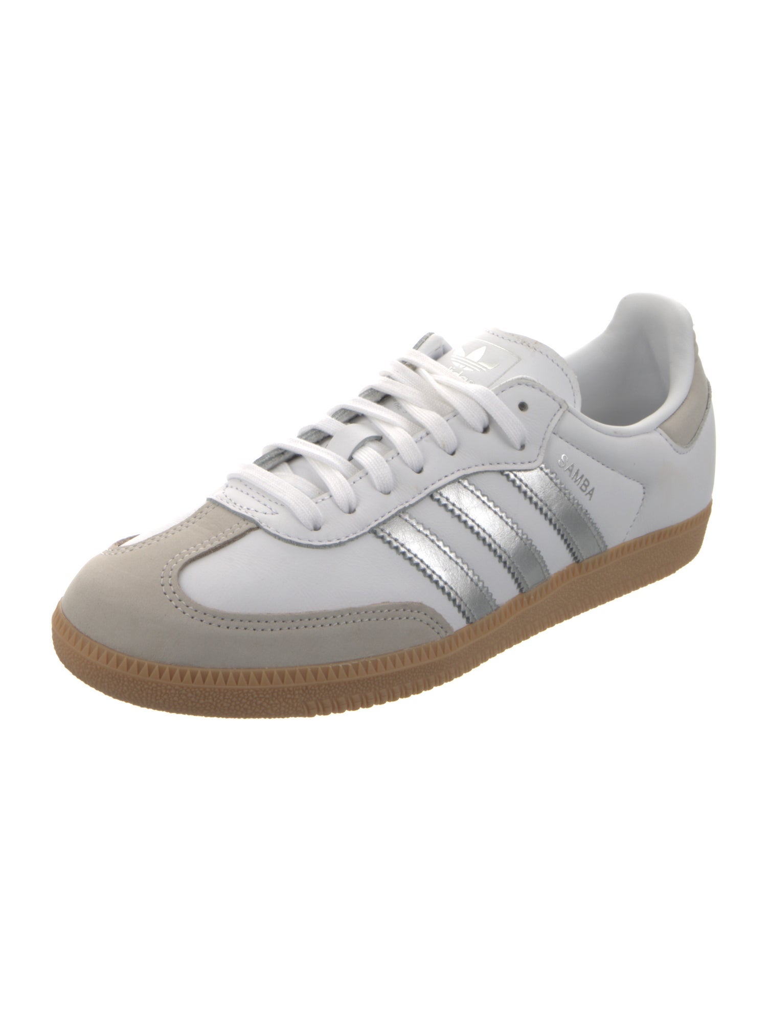 Adidas Leather Colorblock Pattern Sneakers