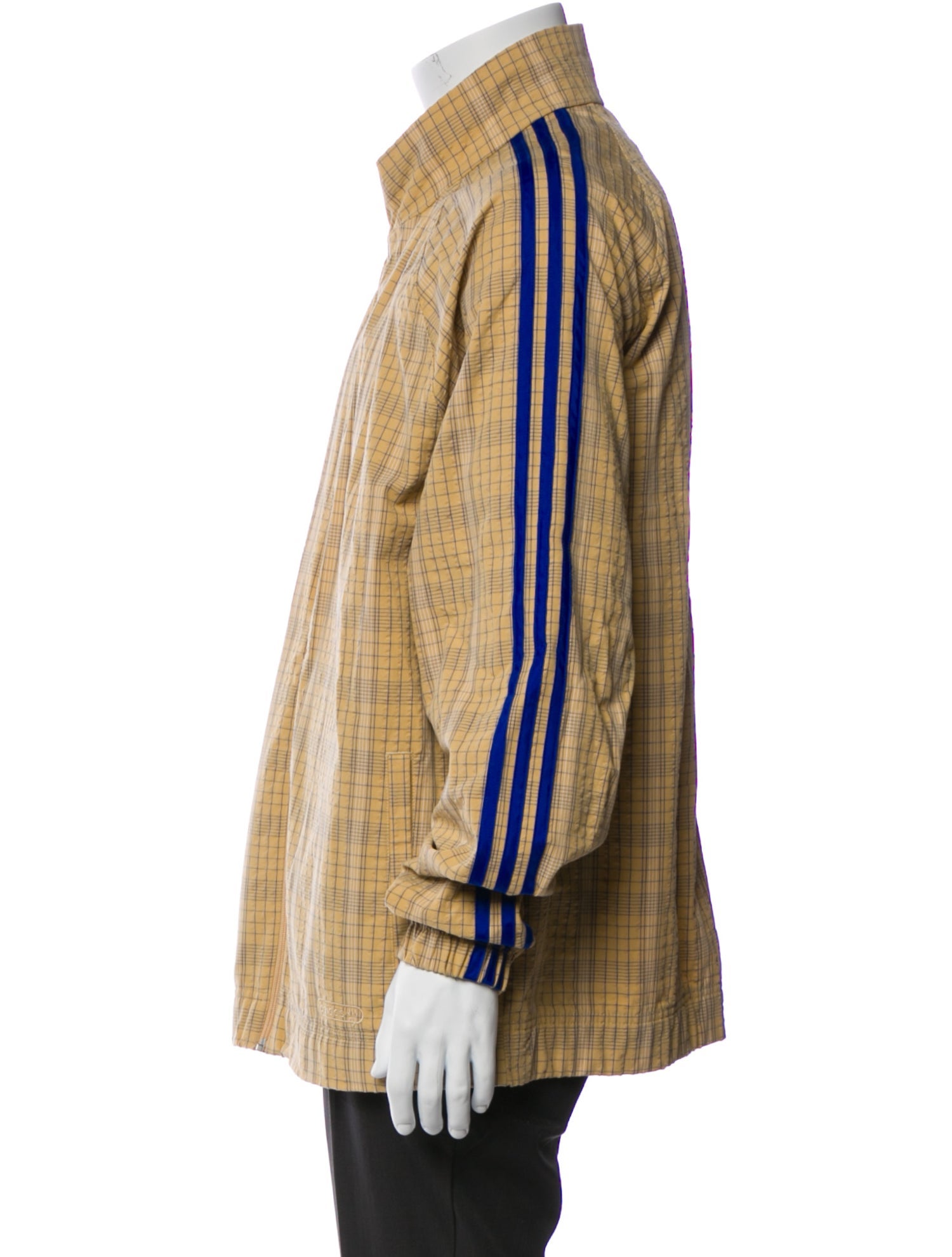 Adidas Plaid Print Utility Jacket