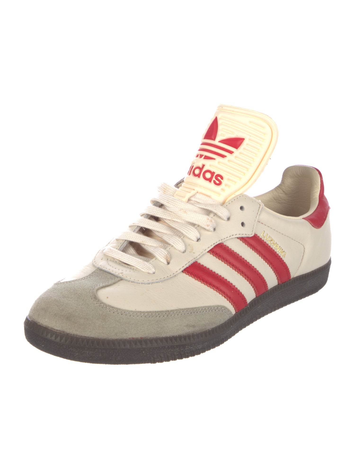 Adidas Leather Printed Sneakers