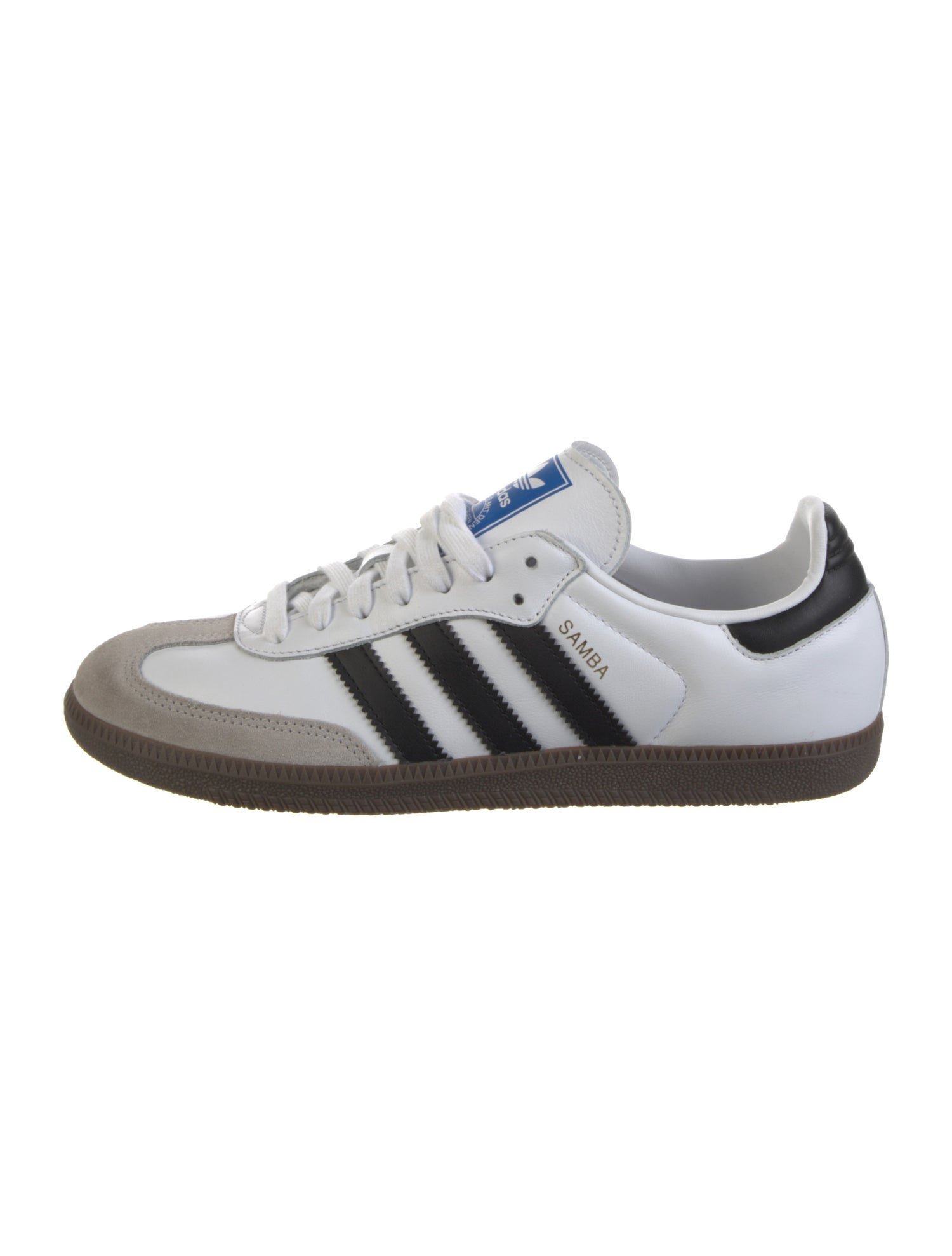 Adidas Leather Striped Sneakers