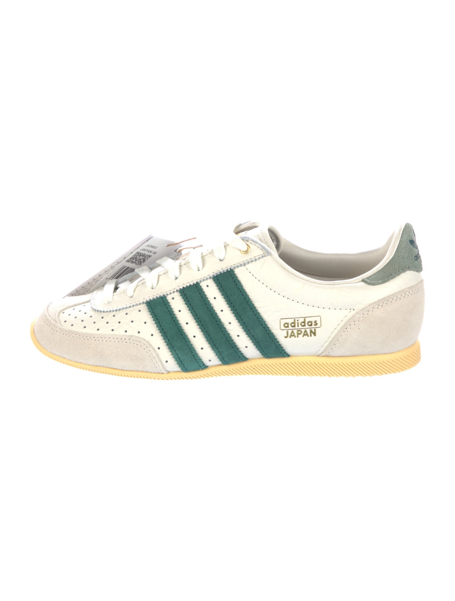 Adidas Leather Colorblock Pattern Sneakers