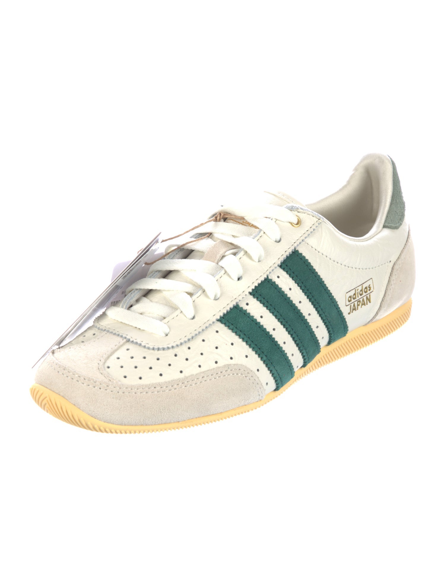 Adidas Leather Colorblock Pattern Sneakers