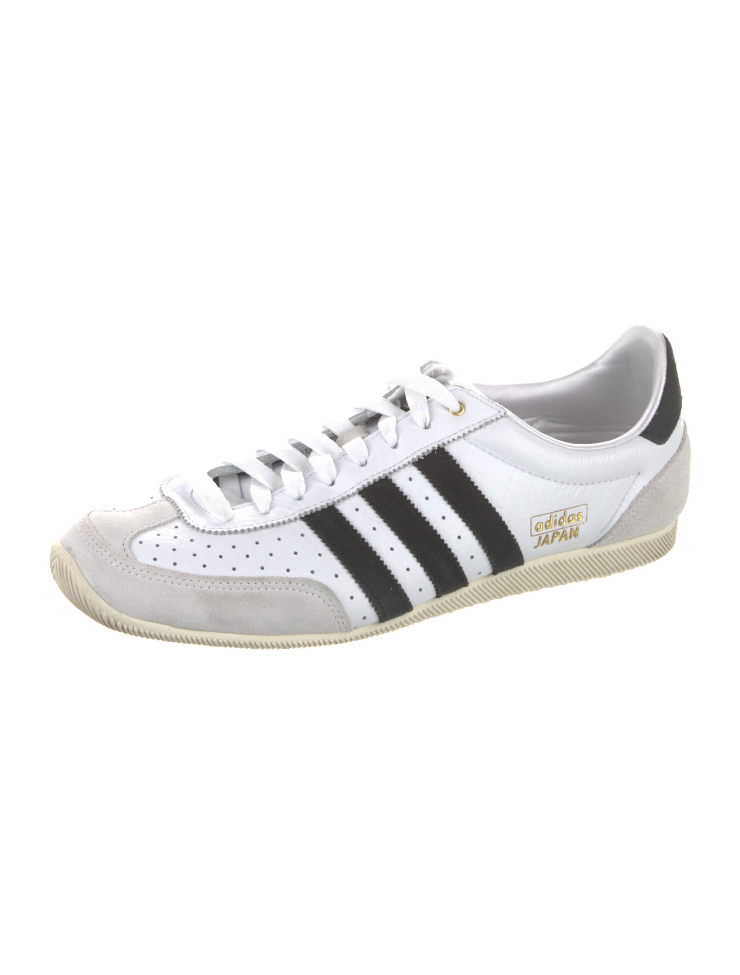 Adidas Leather Colorblock Pattern Sneakers