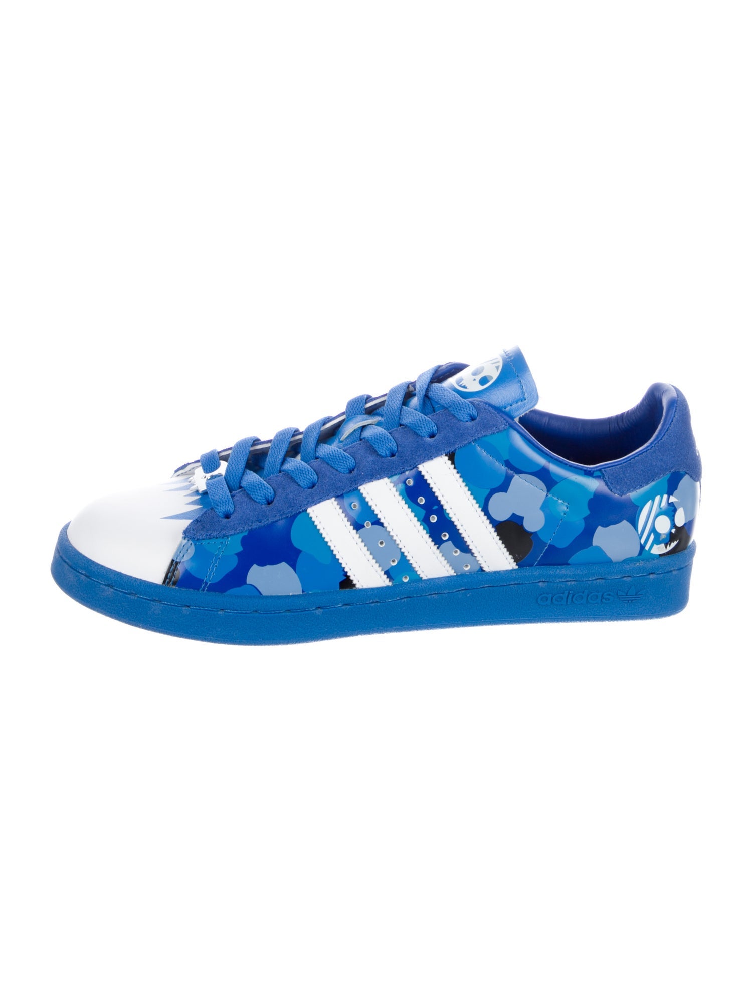 Adidas Suede Printed Athletic Sneakers