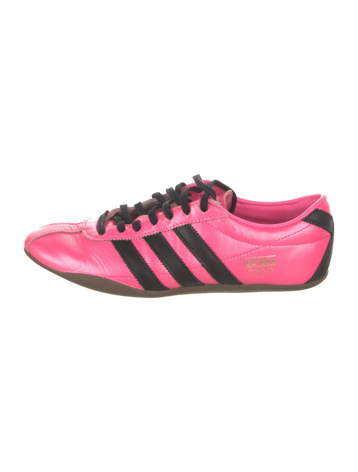 Adidas Leather Striped Sneakers