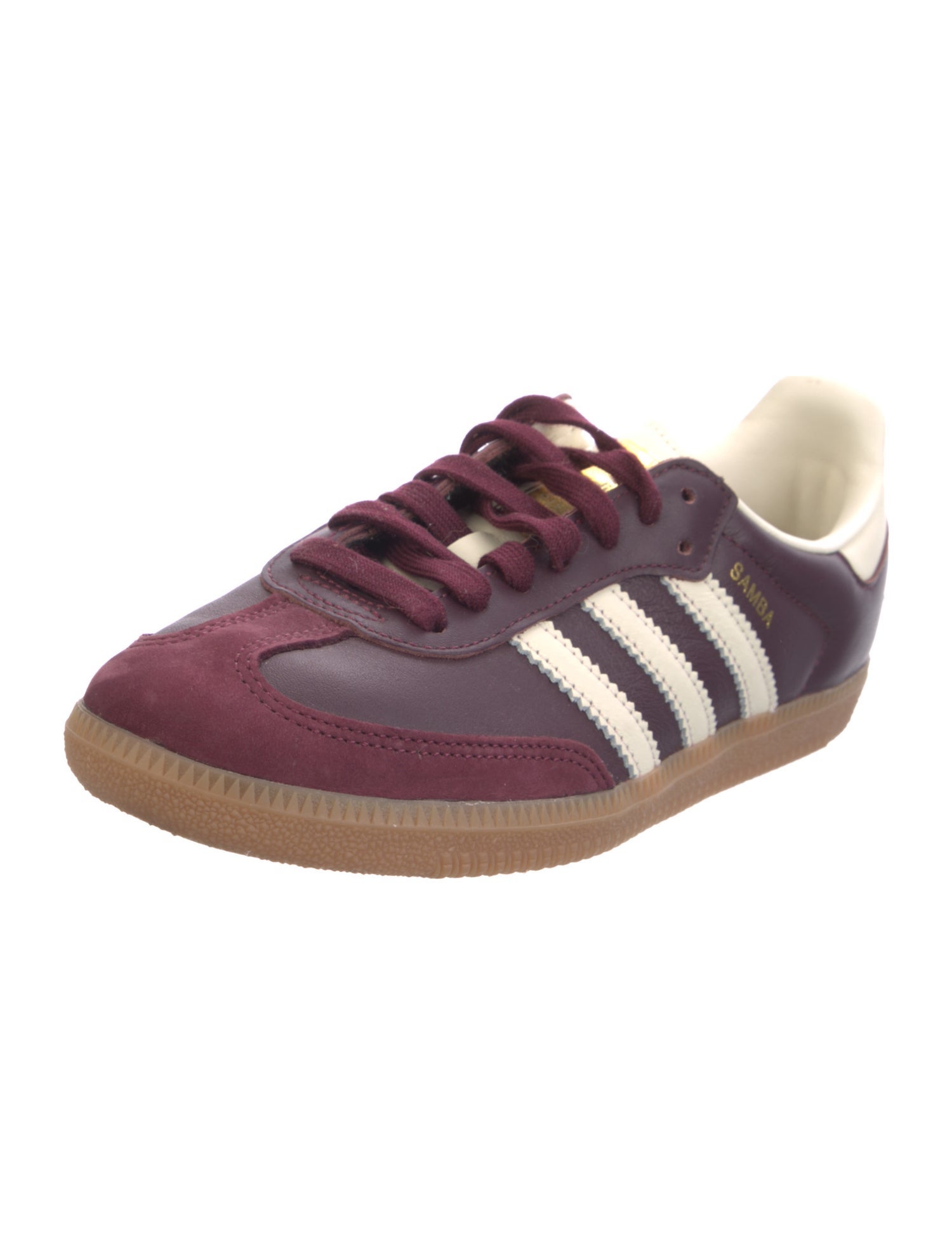 Adidas Leather Colorblock Pattern Sneakers