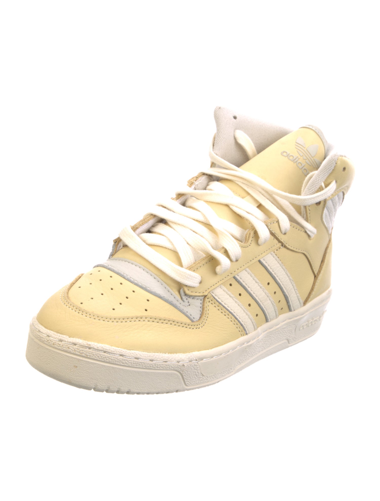 Adidas Leather Leather Trim Embellishment Sneakers
