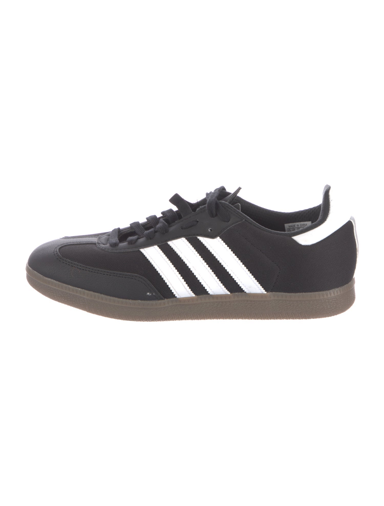 Adidas Leather Striped Sneakers