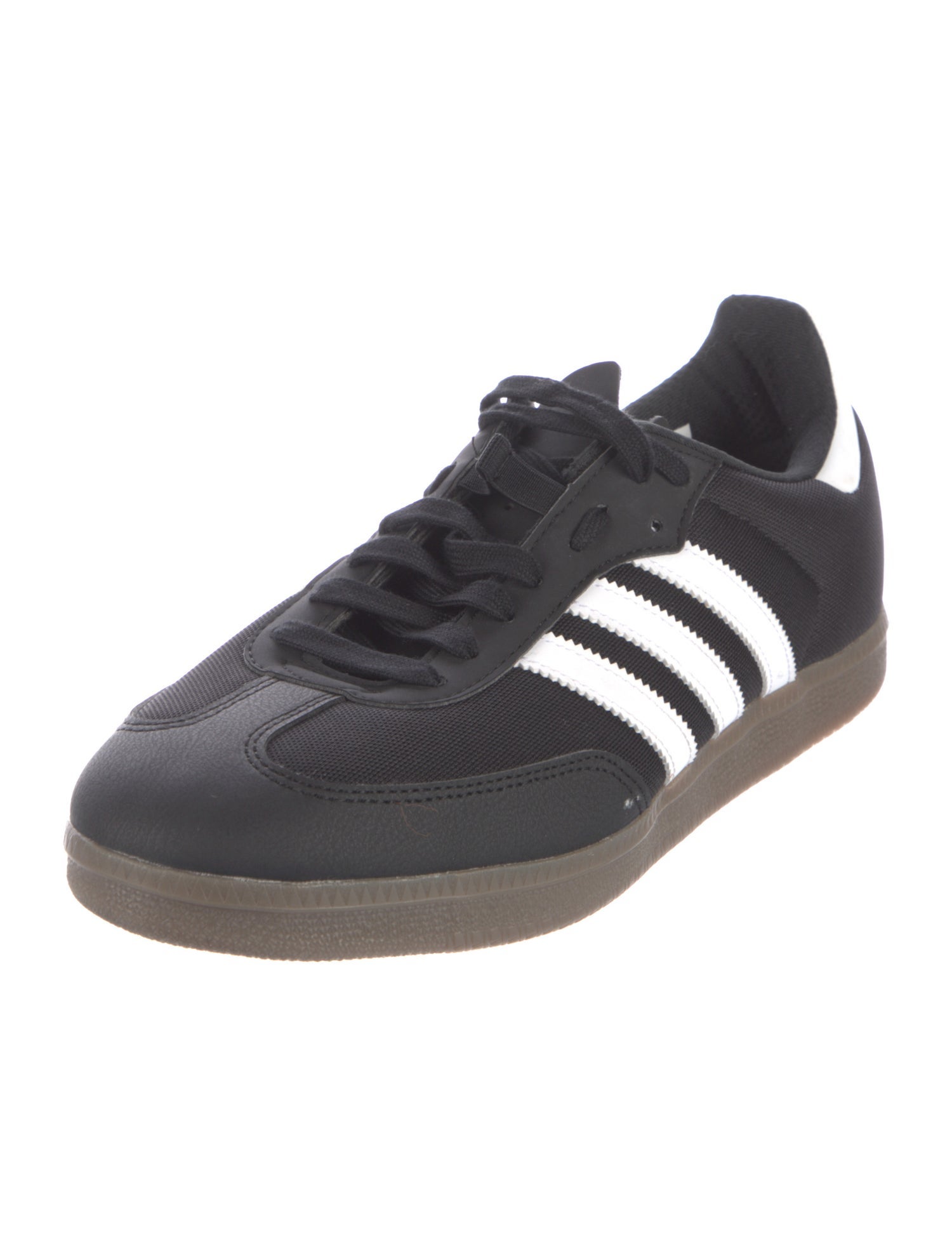 Adidas Leather Striped Sneakers