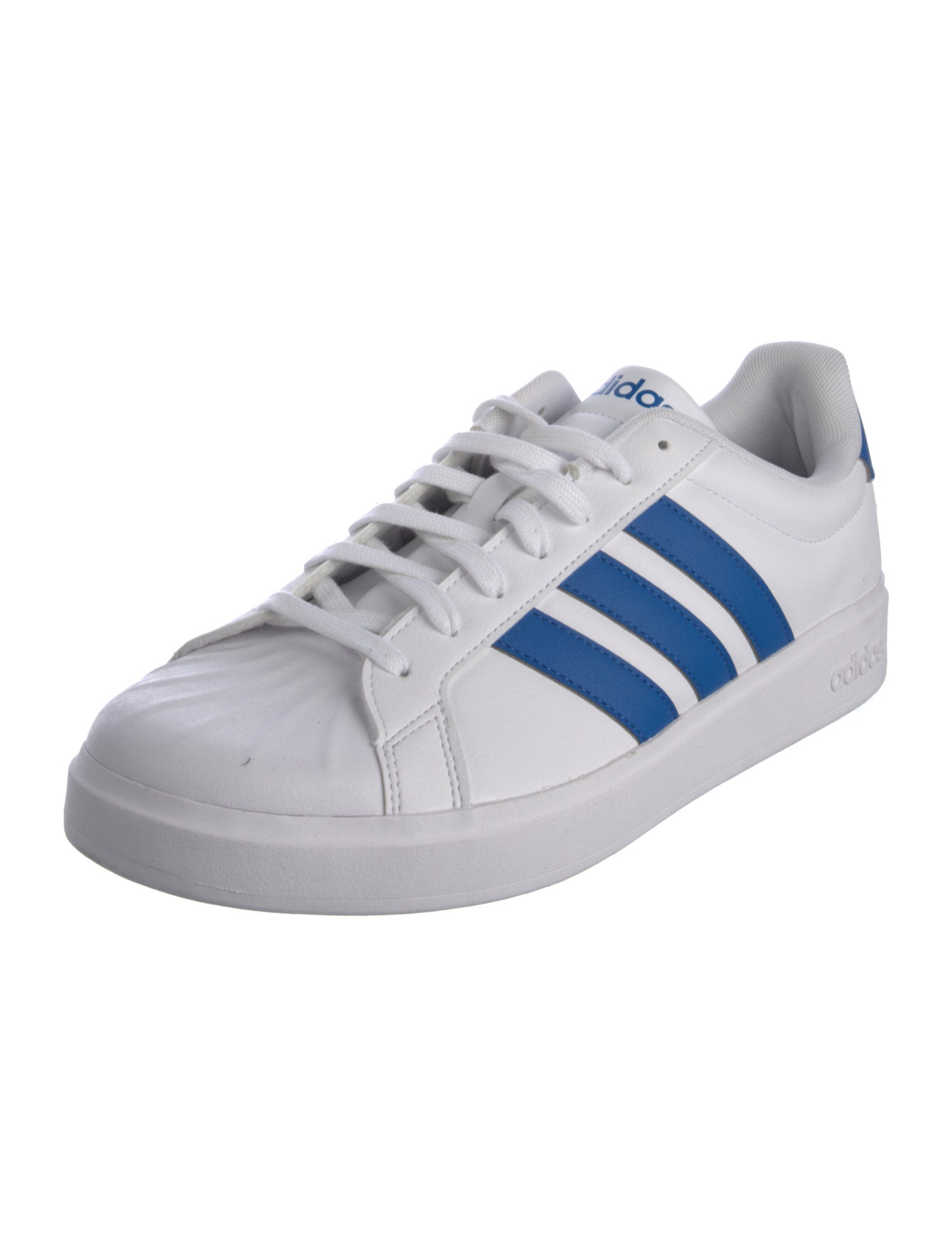 Adidas Leather Striped Sneakers