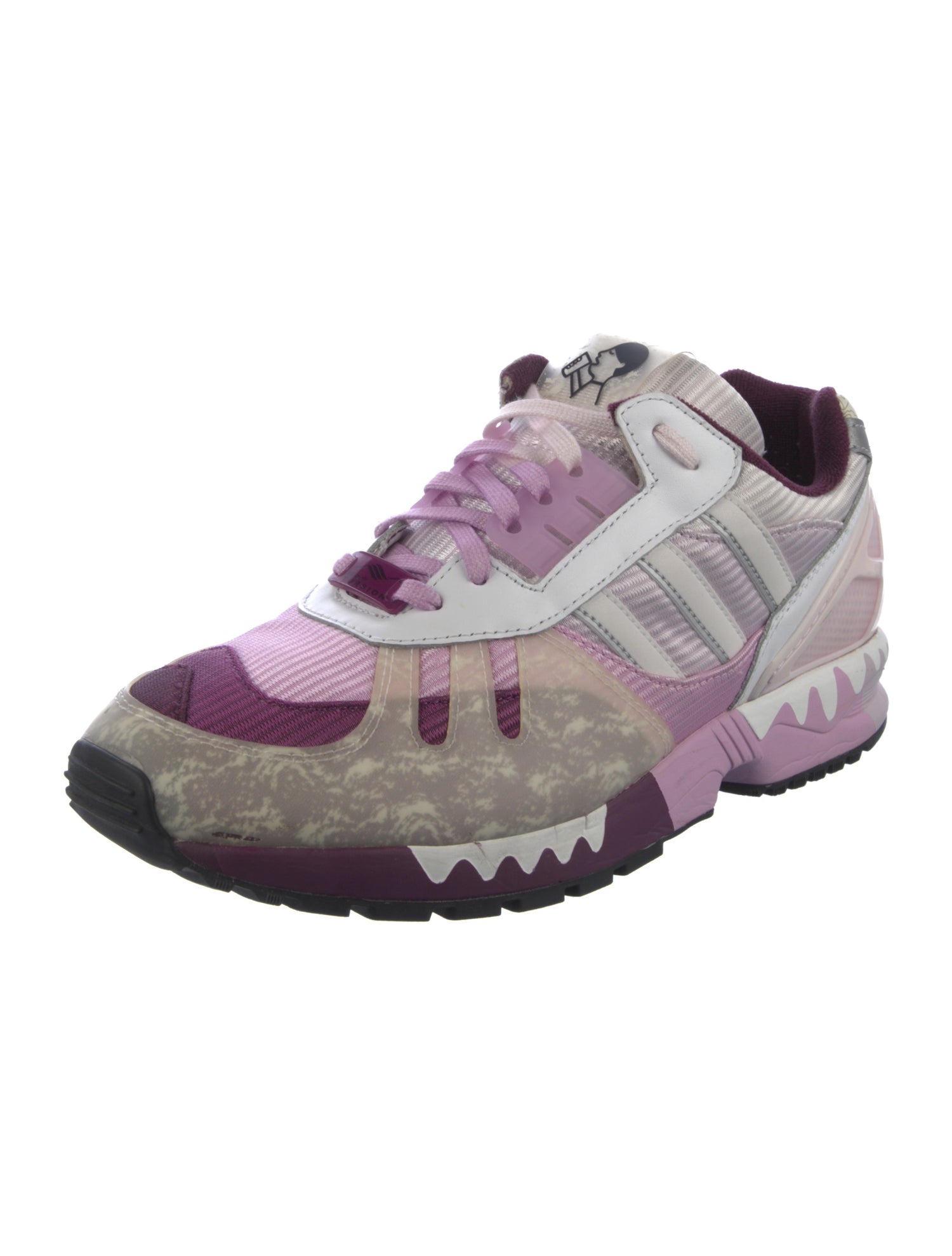 Adidas Mesh Colorblock Pattern Athletic Sneakers