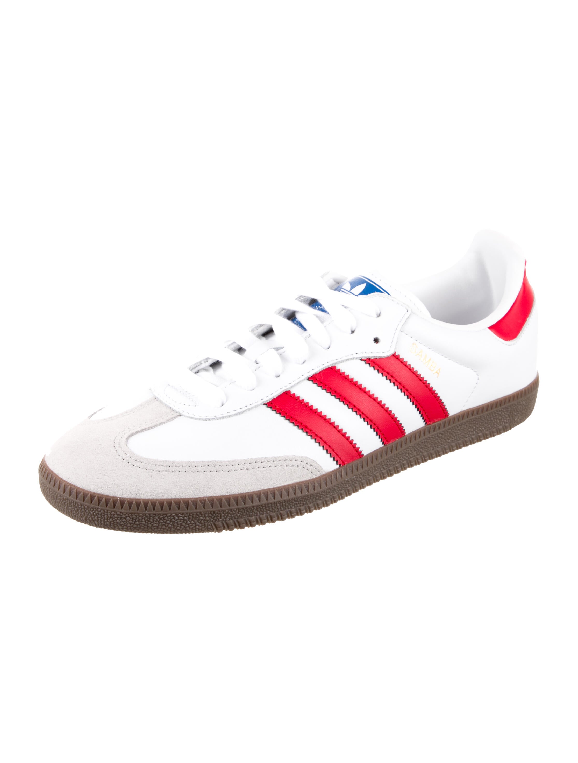 Adidas Leather Printed Sneakers