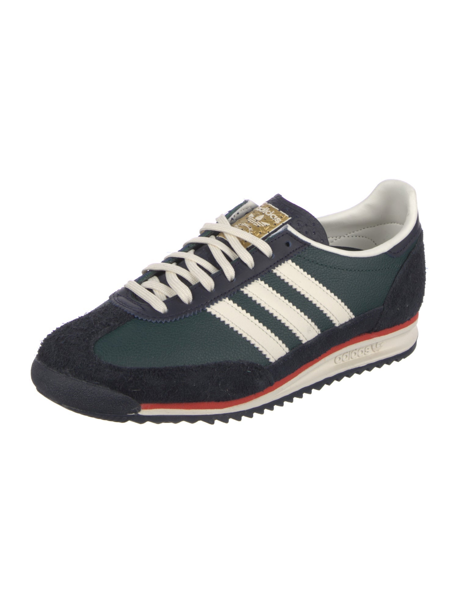Adidas Suede Striped Athletic Sneakers