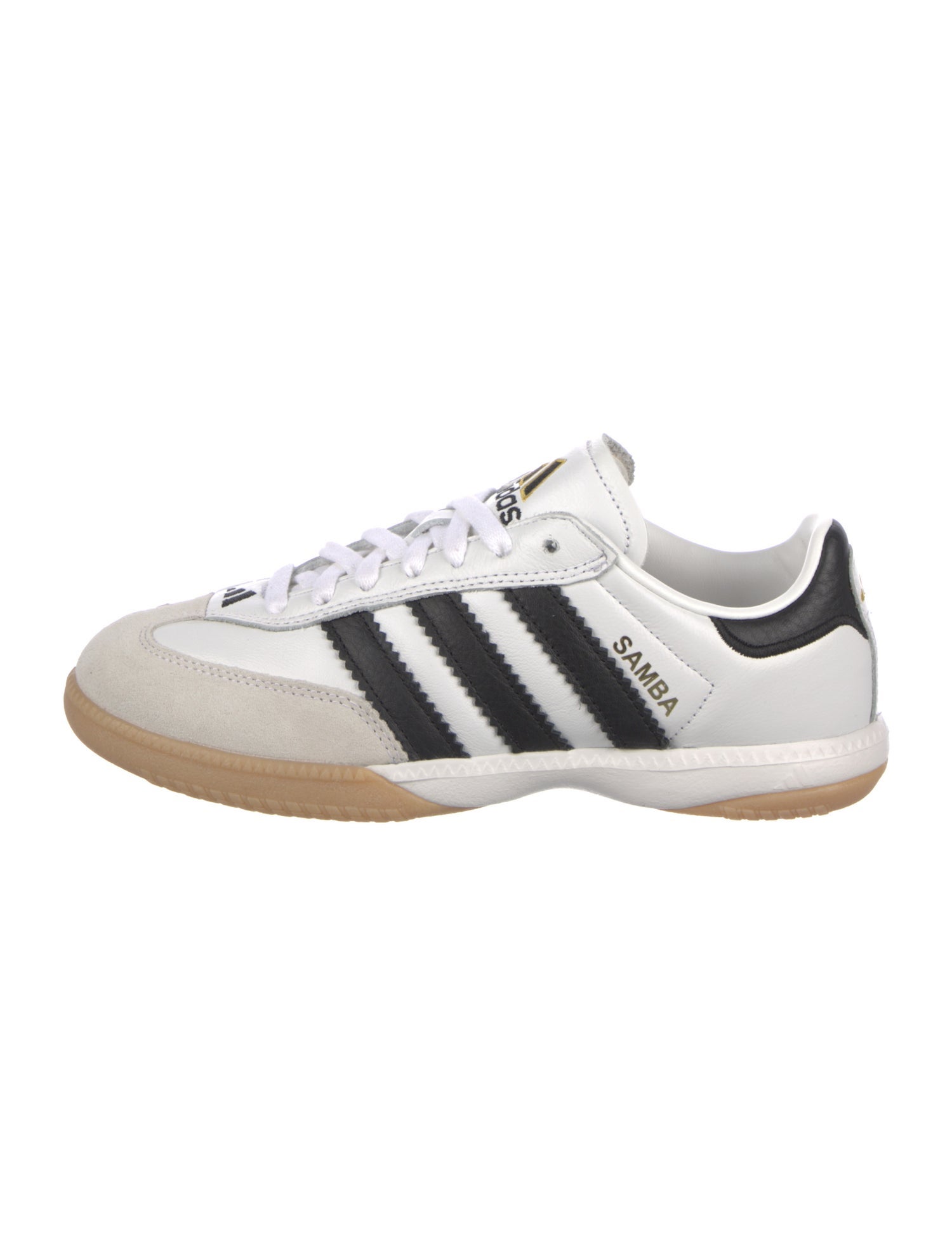 Adidas Leather Striped Sneakers