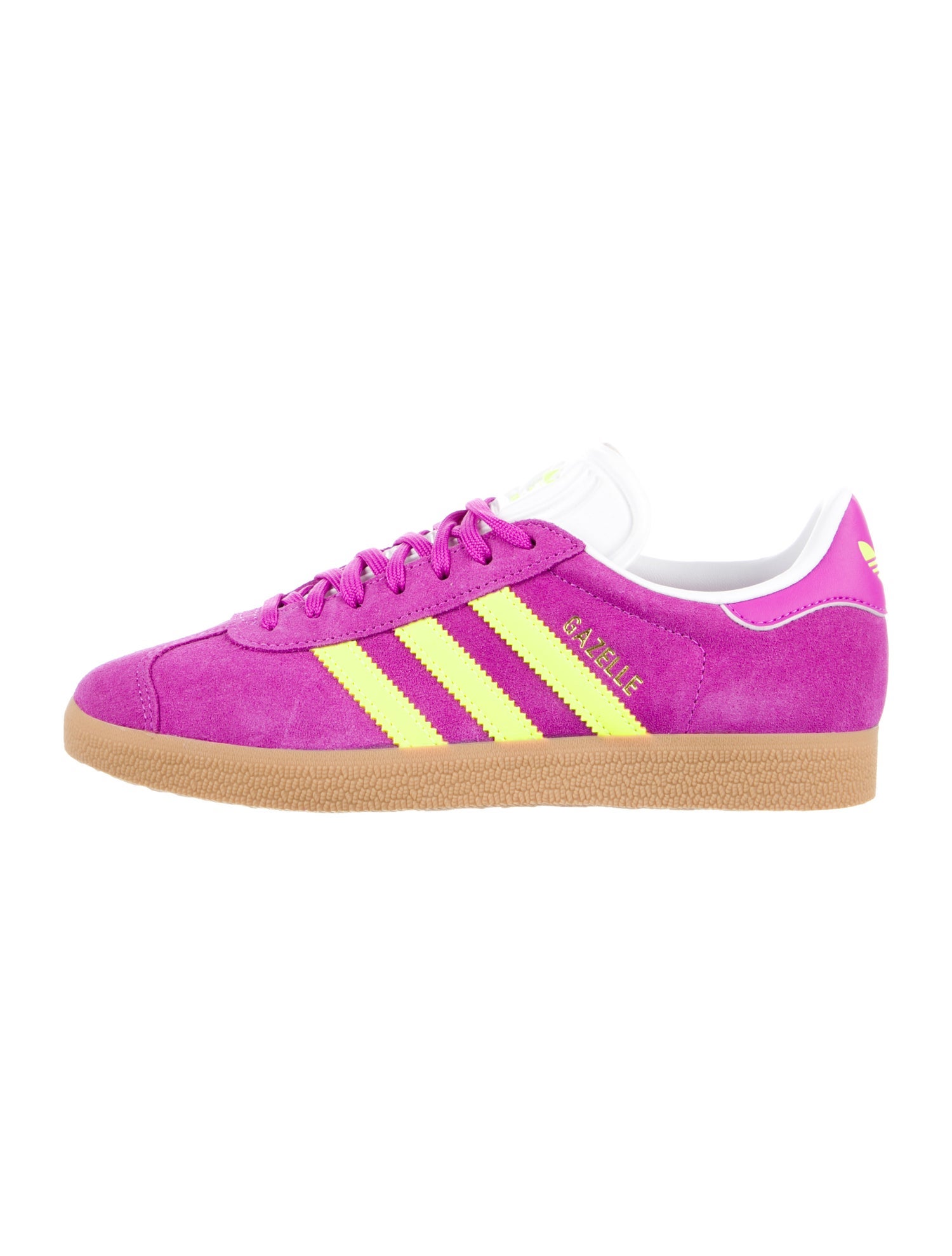 Adidas adidas Gazelle Purple Burst Solar Yellow Sneakers