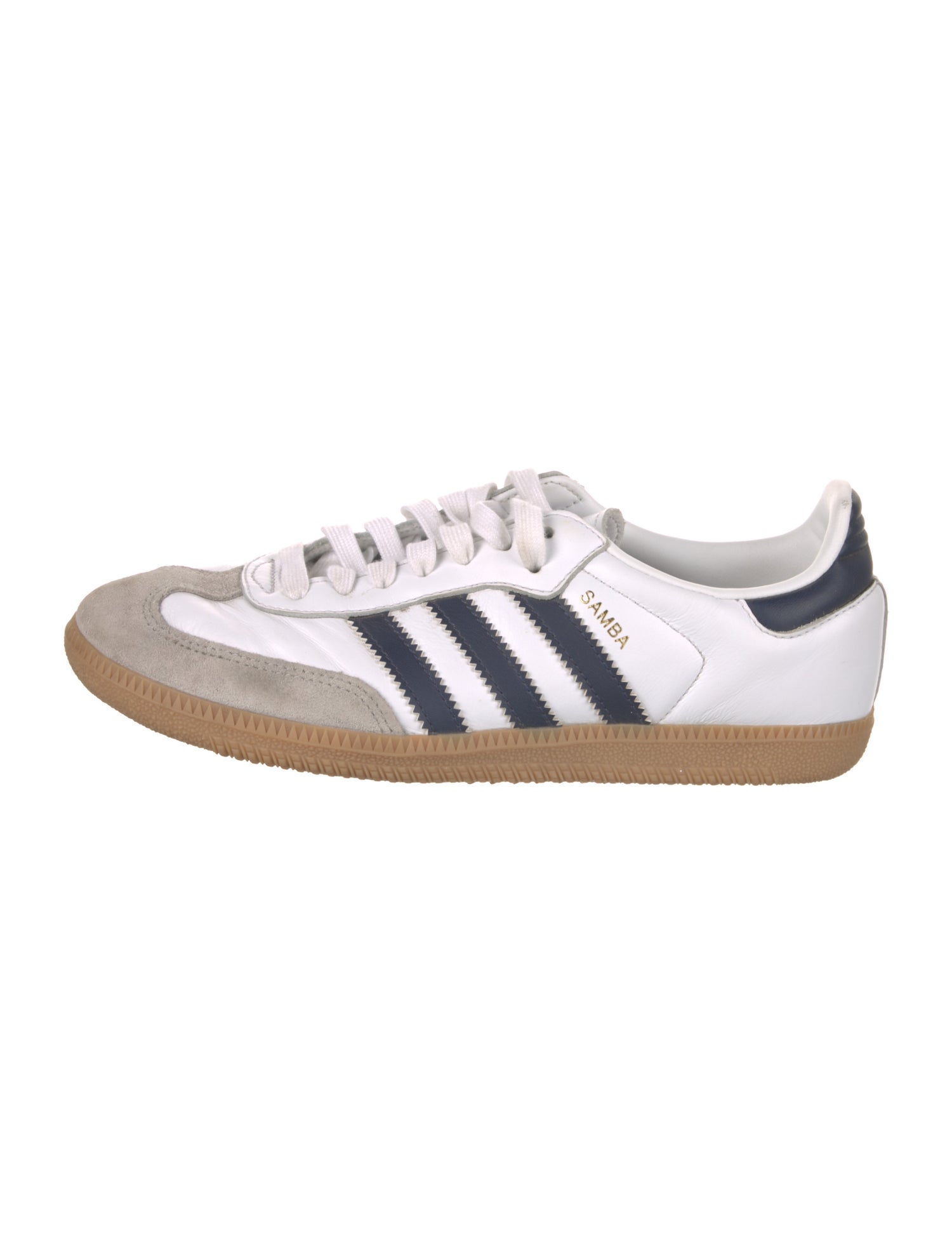 Adidas Leather Colorblock Pattern Sneakers