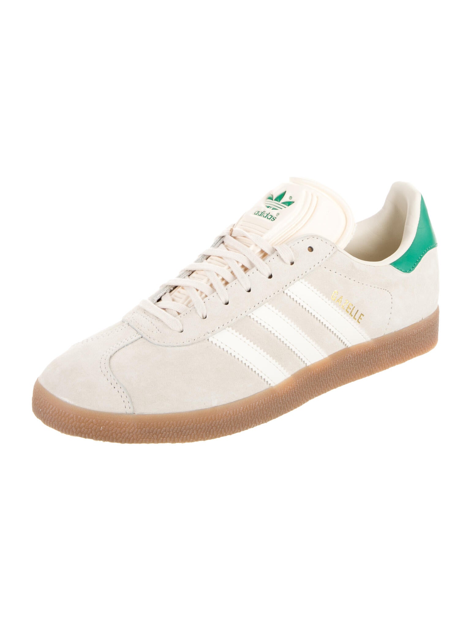 Adidas Gazelle 'Wonder white Green' Sneakers