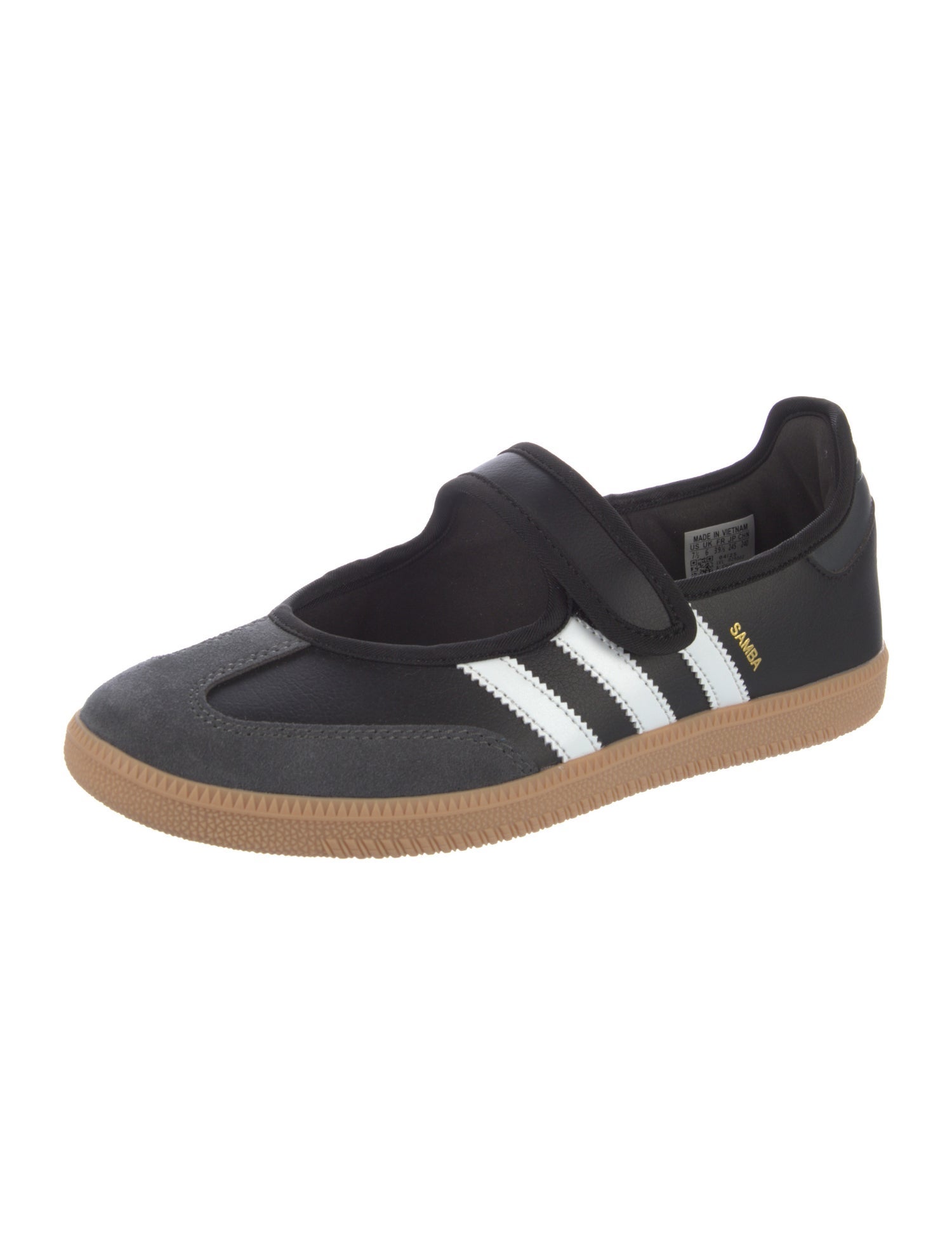 Adidas JQ6445 Leather Mary Jane Flats