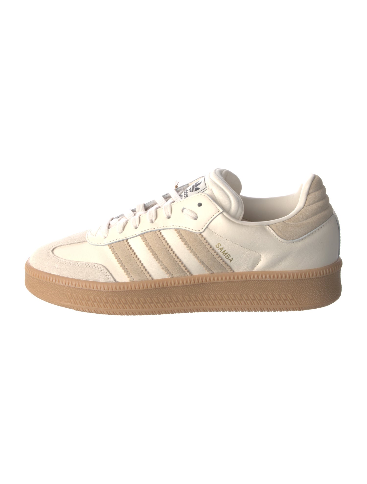 Adidas Leather Scalloped Accent Sneakers