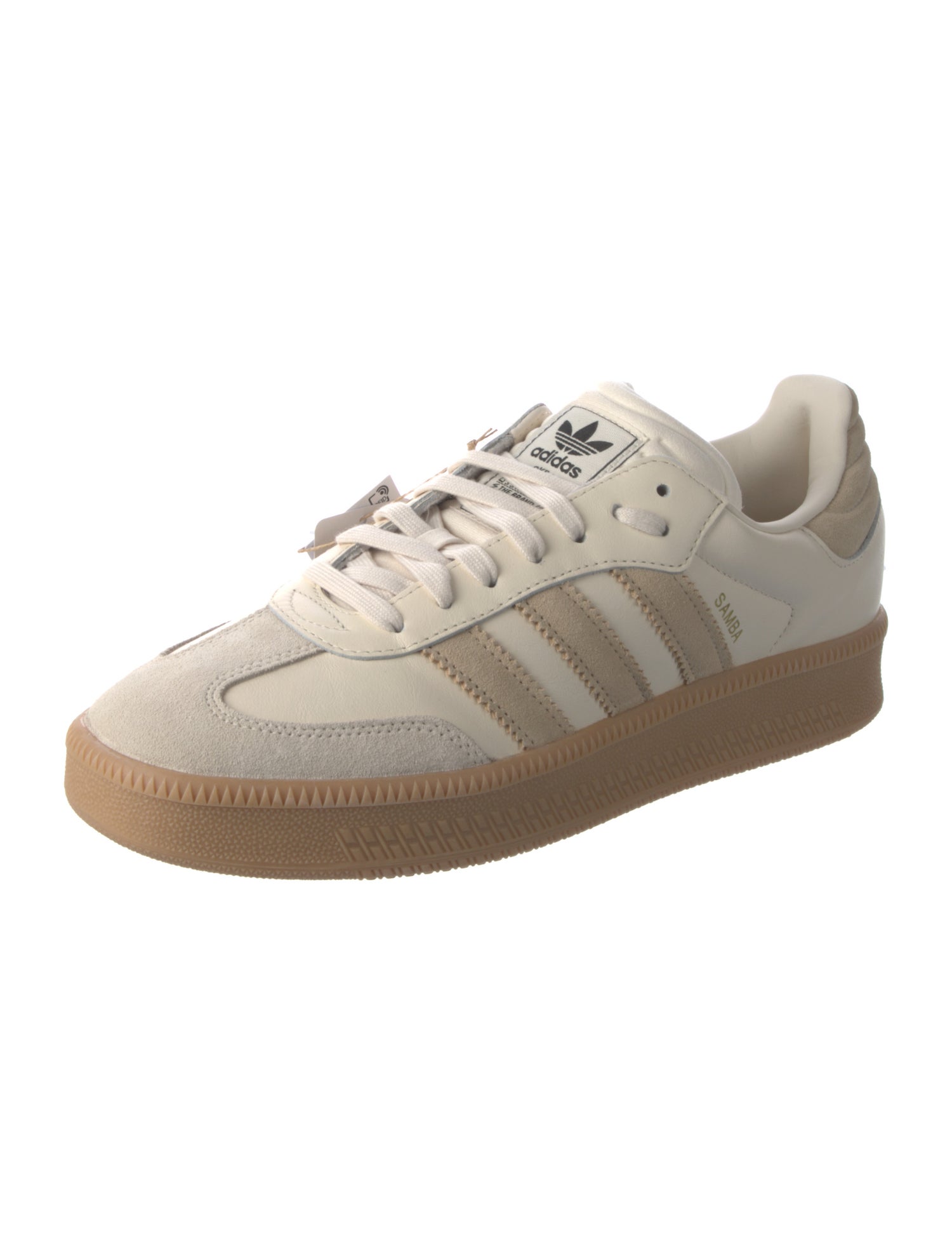 Adidas Leather Scalloped Accent Sneakers