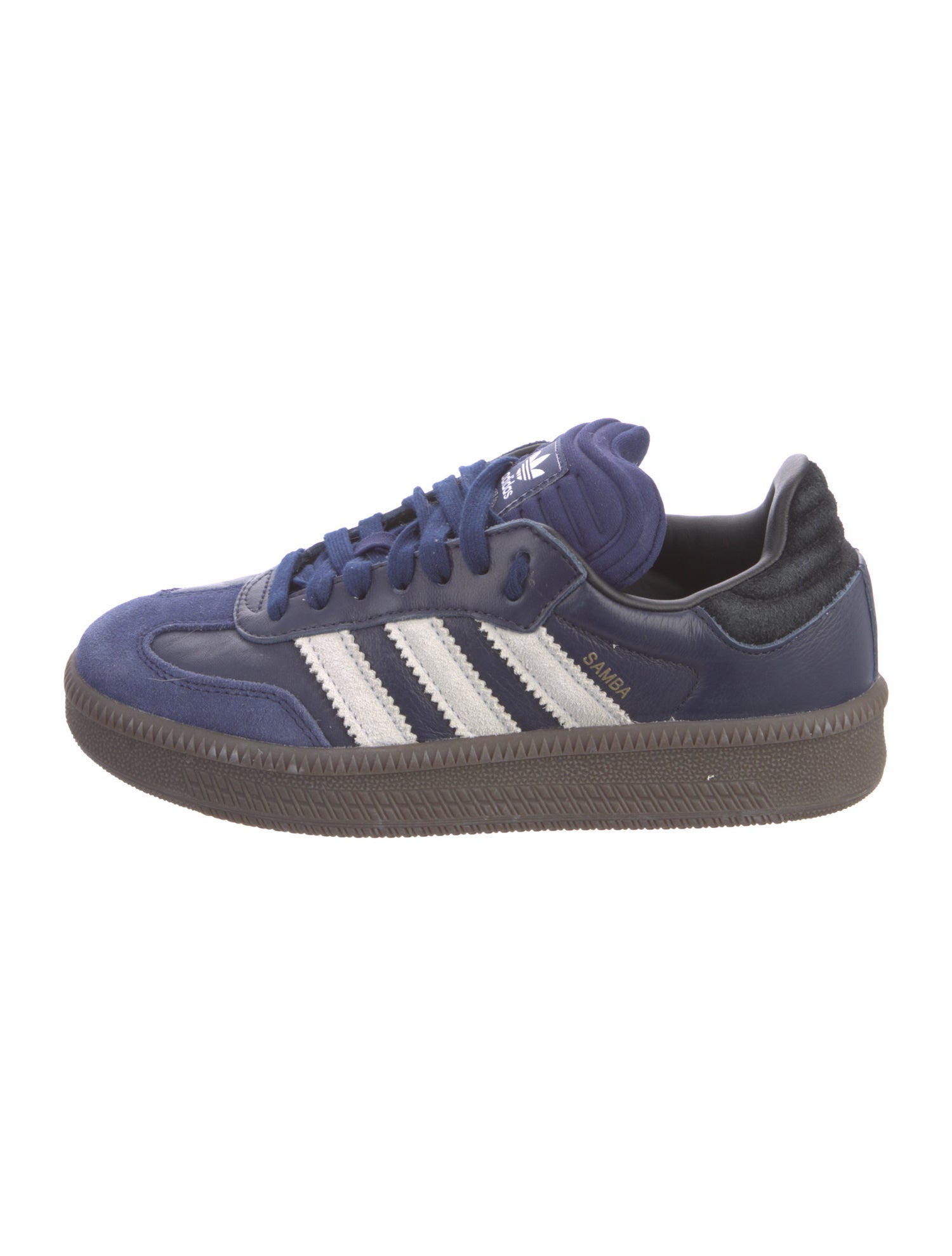 Adidas Leather Colorblock Pattern Sneakers