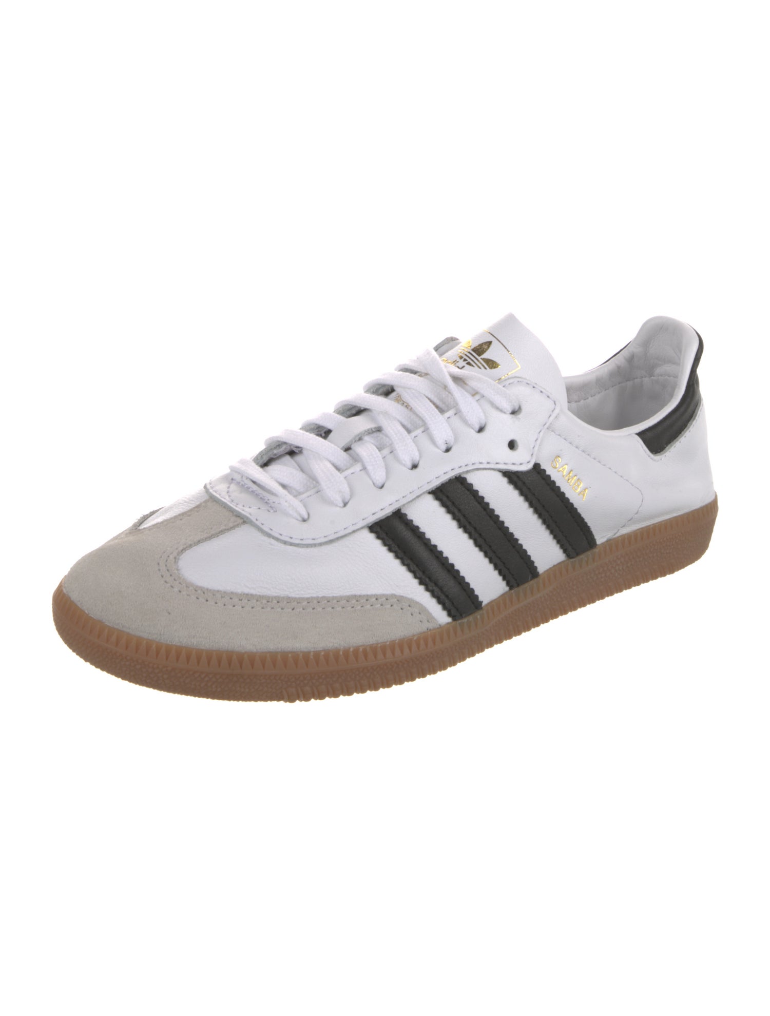 Adidas Leather Colorblock Pattern Sneakers