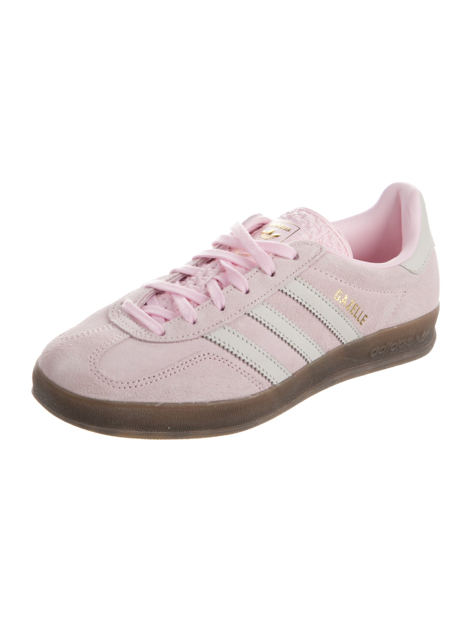 Adidas Suede Leather Trim Embellishment Sneakers