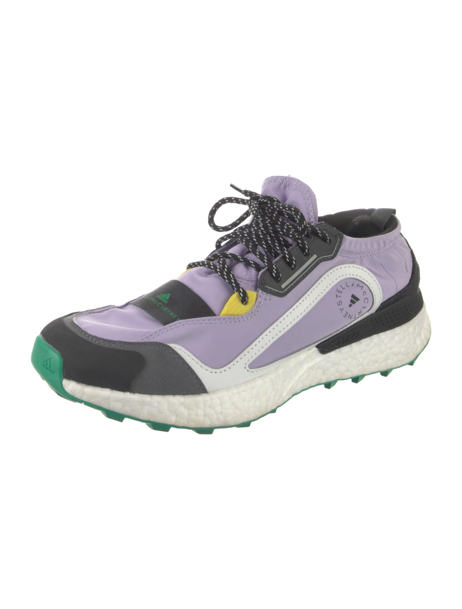 Adidas Nylon Colorblock Pattern Sneakers