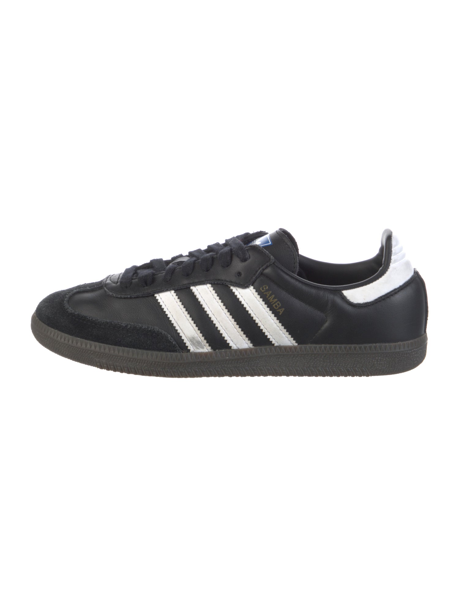 Adidas Leather Striped Sneakers