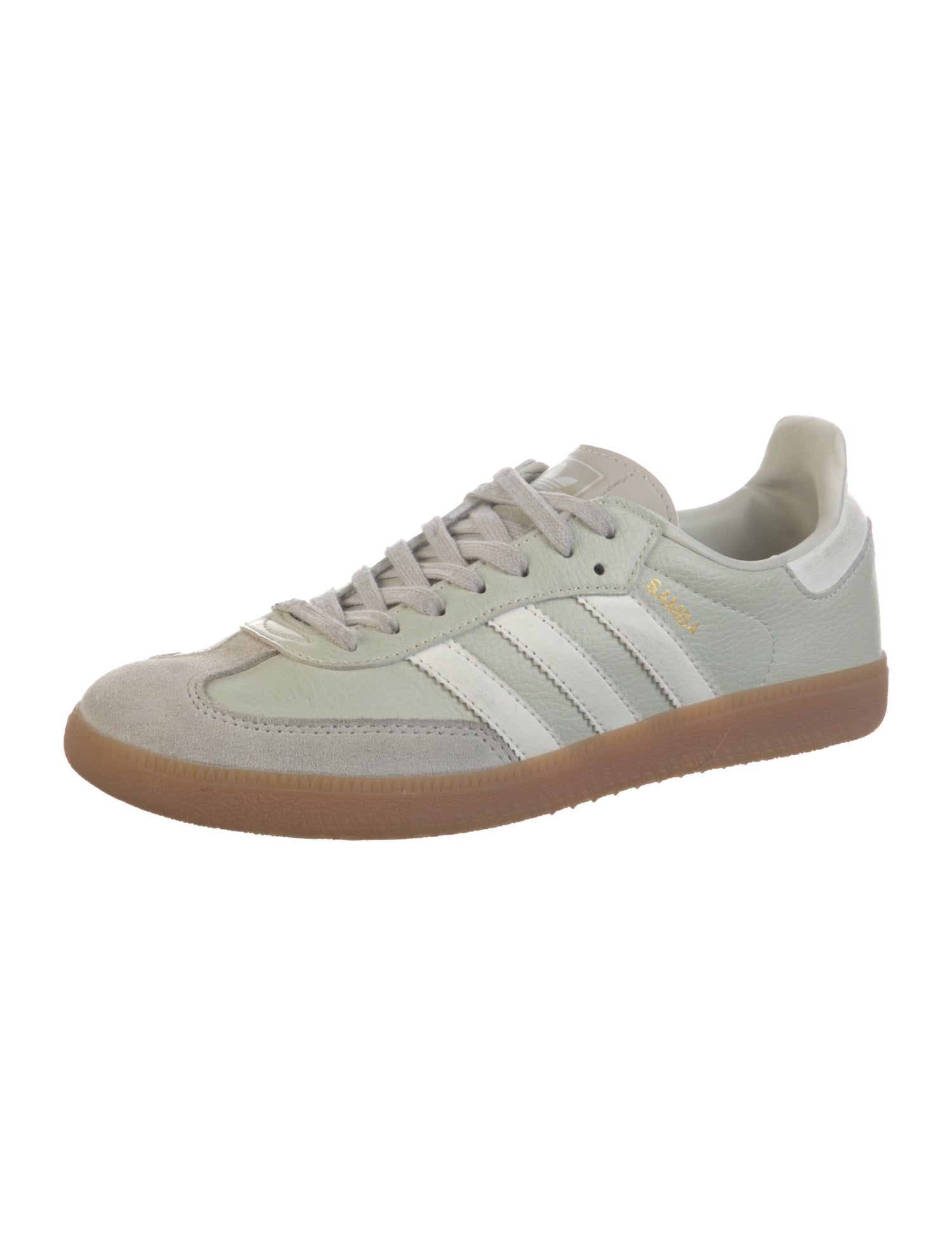 Adidas Leather Striped Sneakers