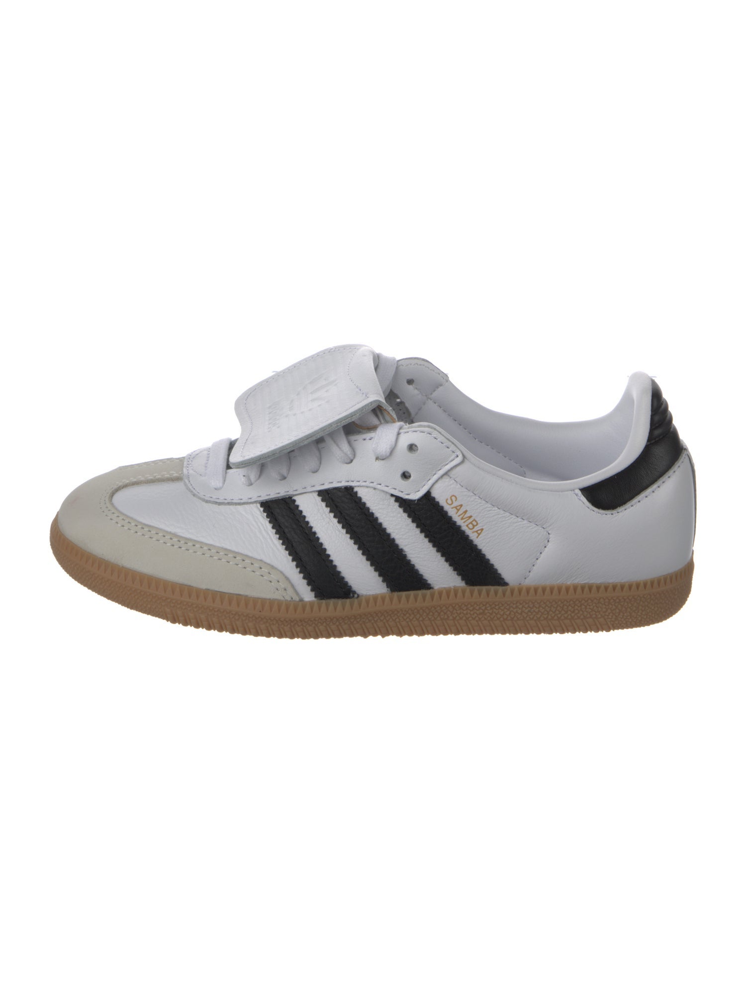 Adidas Leather Striped Sneakers