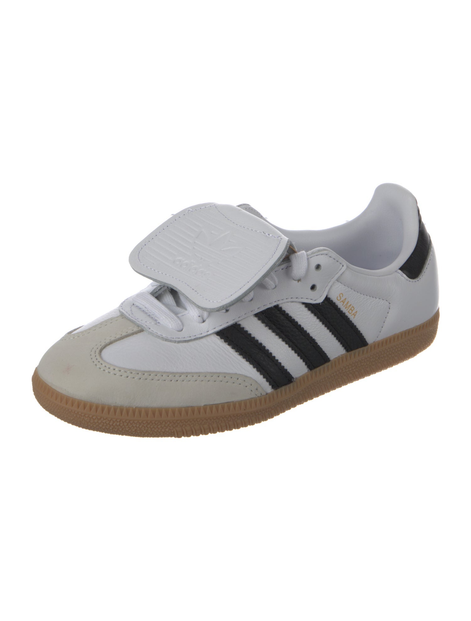 Adidas Leather Striped Sneakers